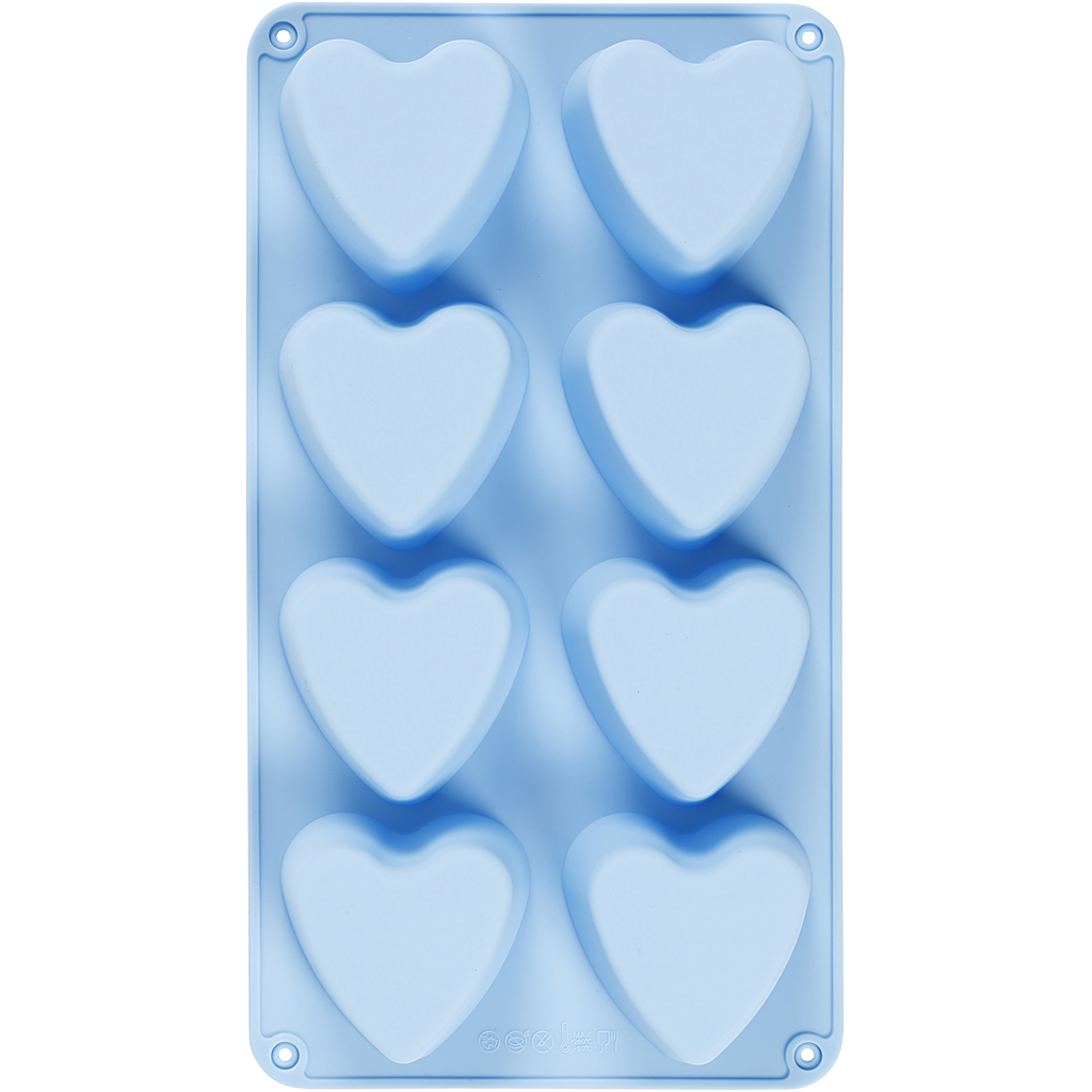 Silikonform Creativ Company Hjertehull 70x60 mm 100 ml 1 stk