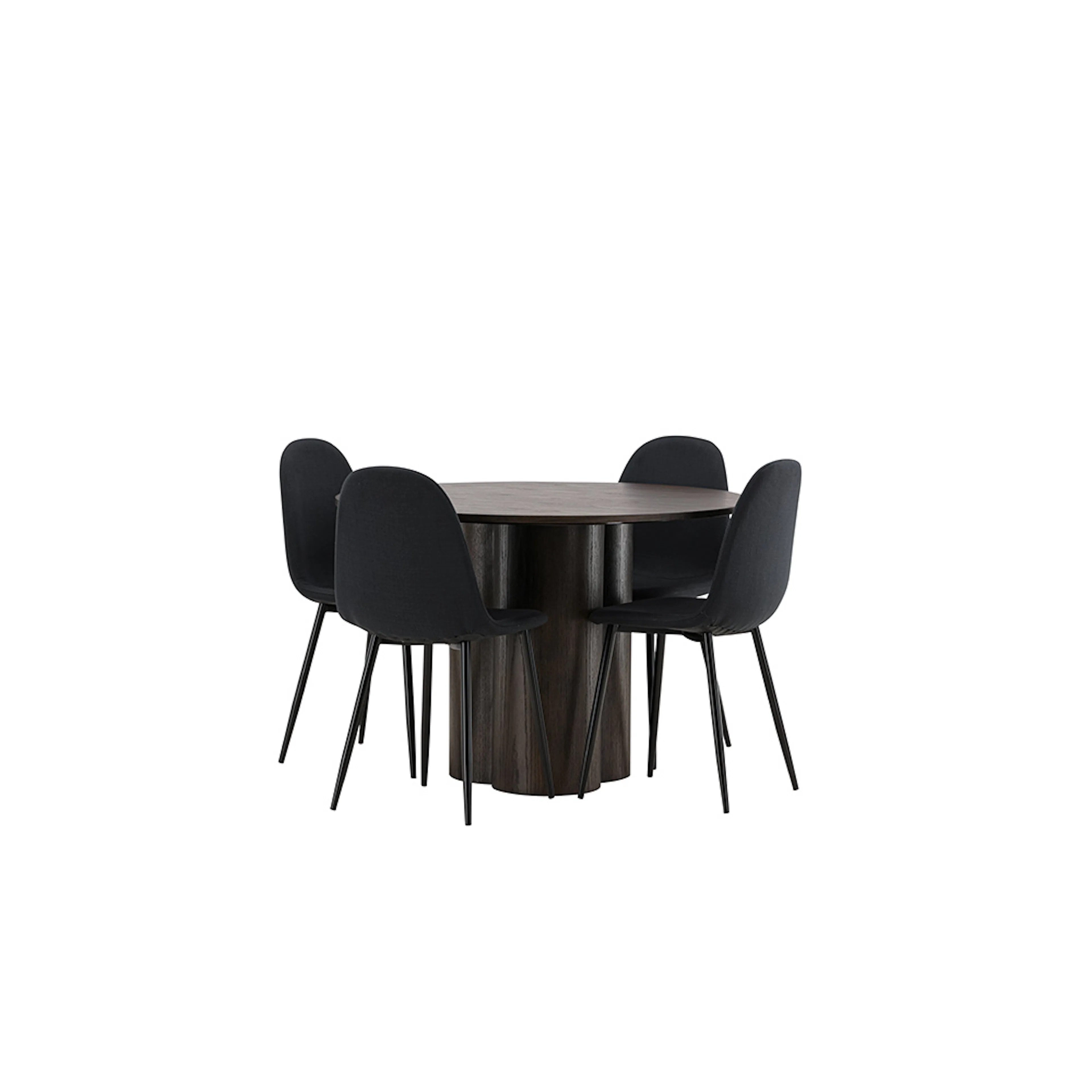 Spisegruppe Venture Home Olivia med 4 Polar Stoler