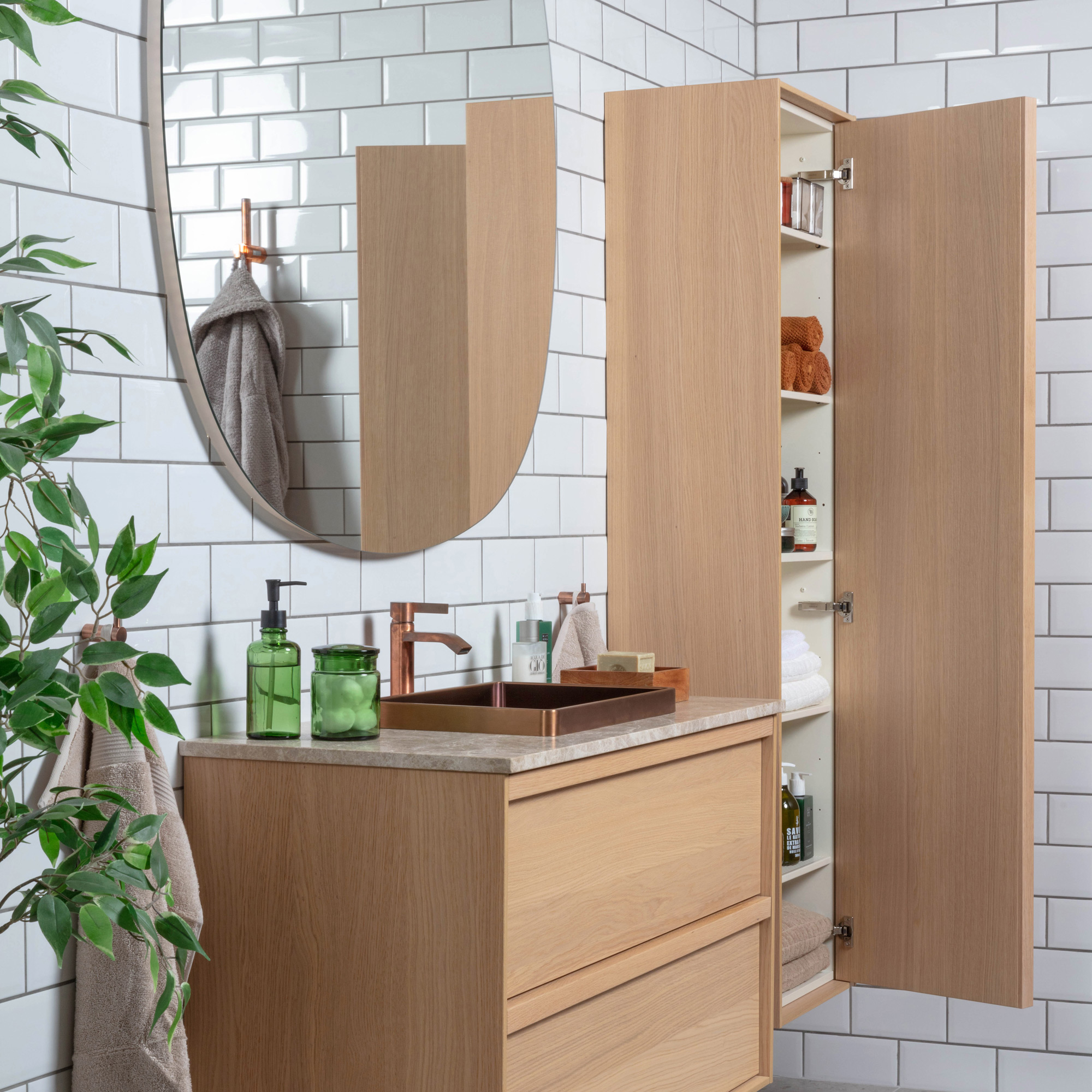 Flis Arredo Color Hvit Metro Biselado Blank 10x20