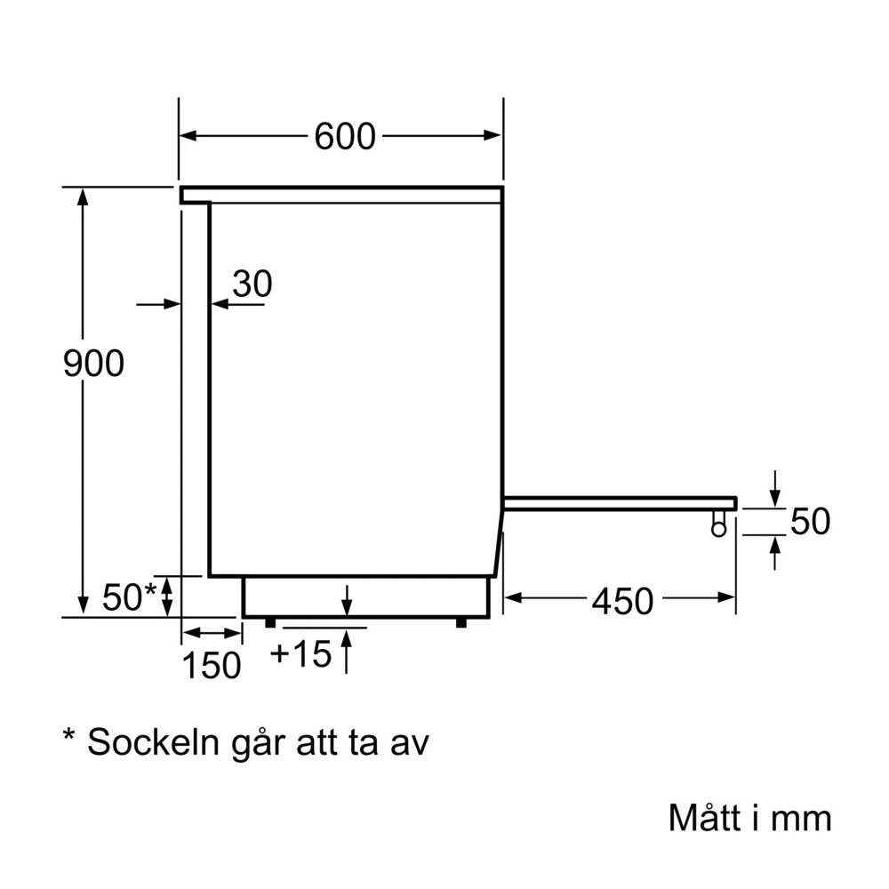 Induksjonsovn Bosch Serie 4 HLN39A060U