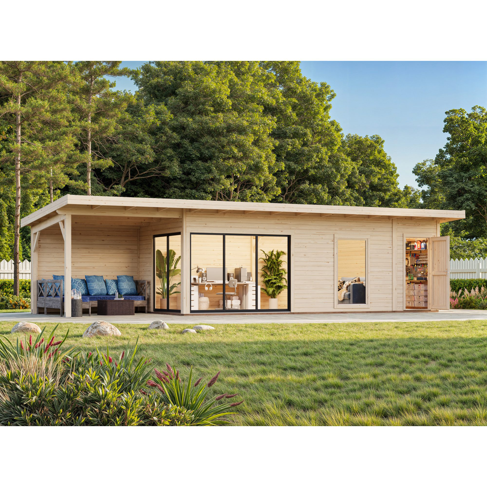 Hagestue Palmako Andrea 30,4 m² Slide (inv. 21,1+7,9 m²)