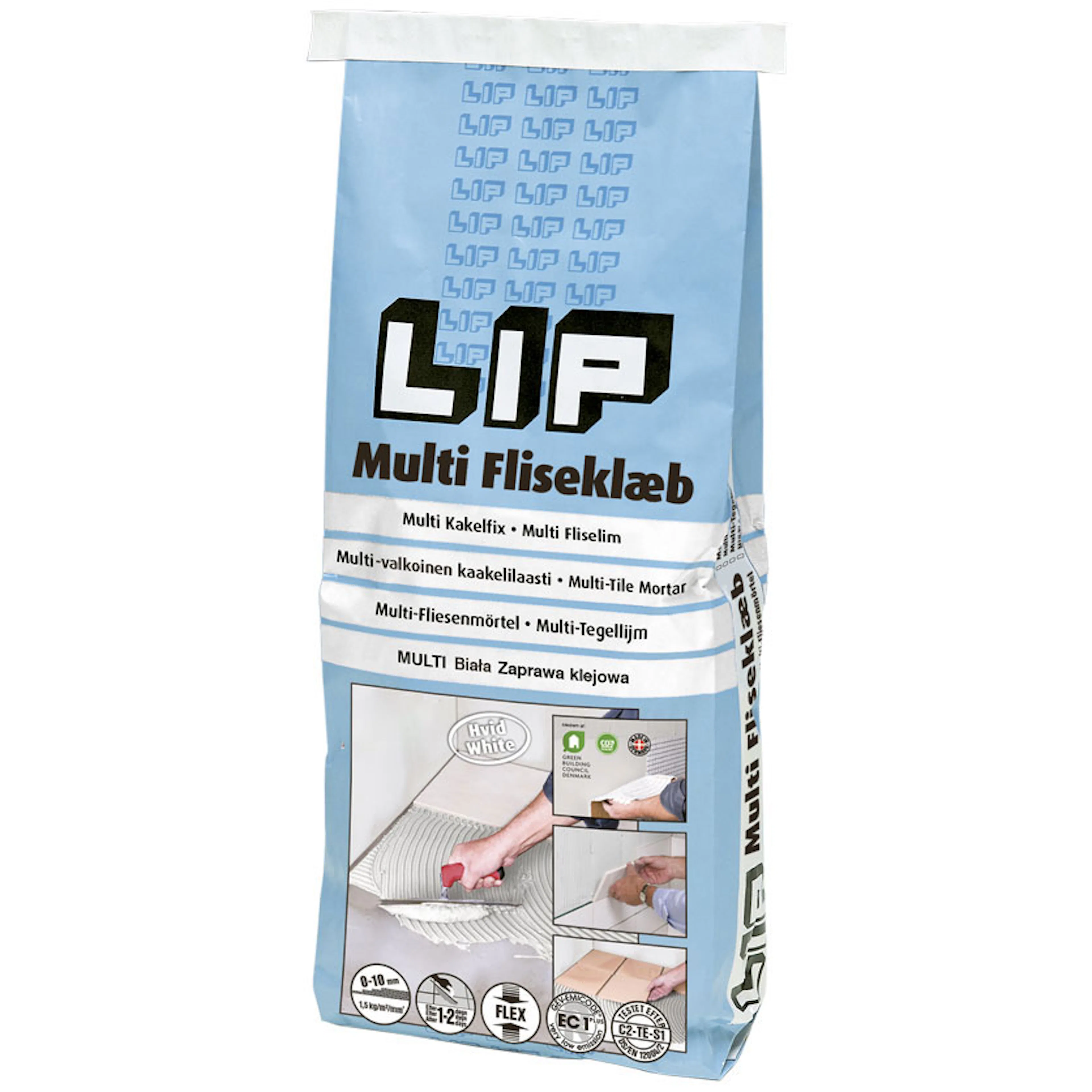 Flislim LIP Multi Flexfix Hvit 5 kg