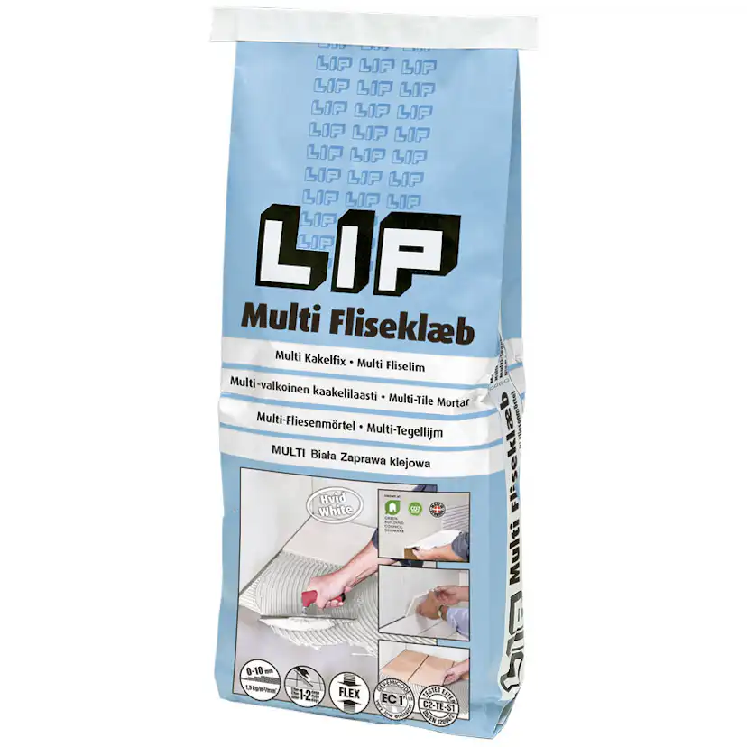 Flislim LIP Multi Flexfix Hvit 5 kg