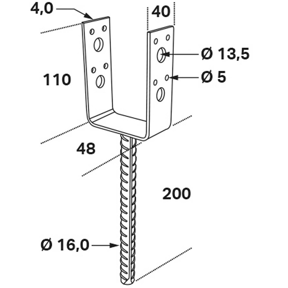 Stolpeholder FAST CSU CE