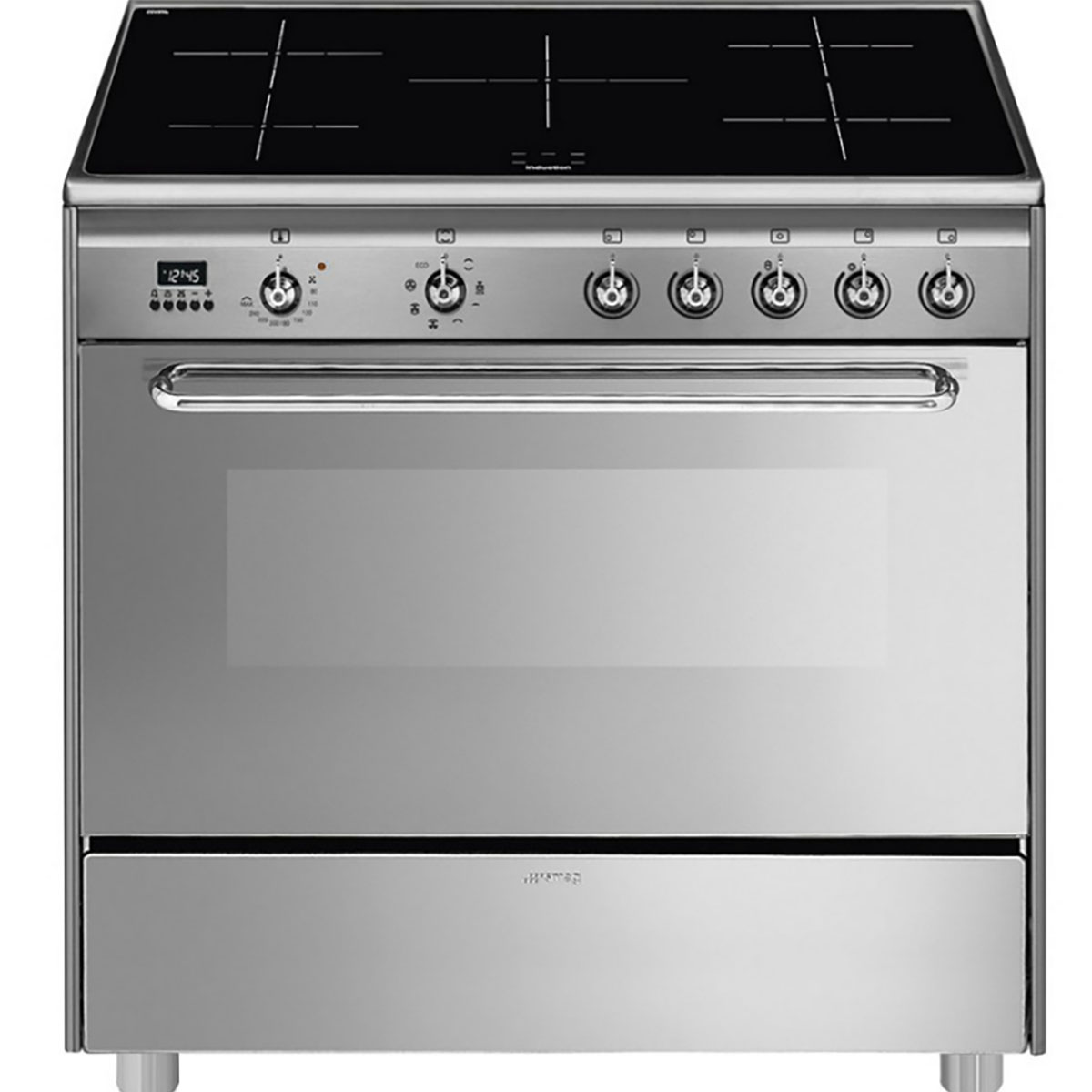 Induksjonsovn Smeg SCD90IMX9-1