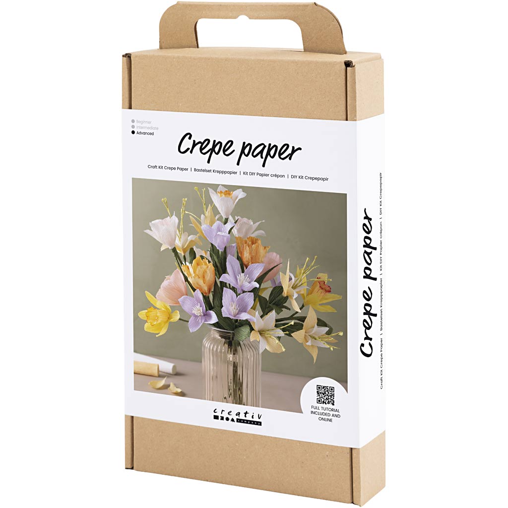 Kreppapir Creativ Company DIY Kit Lilje
