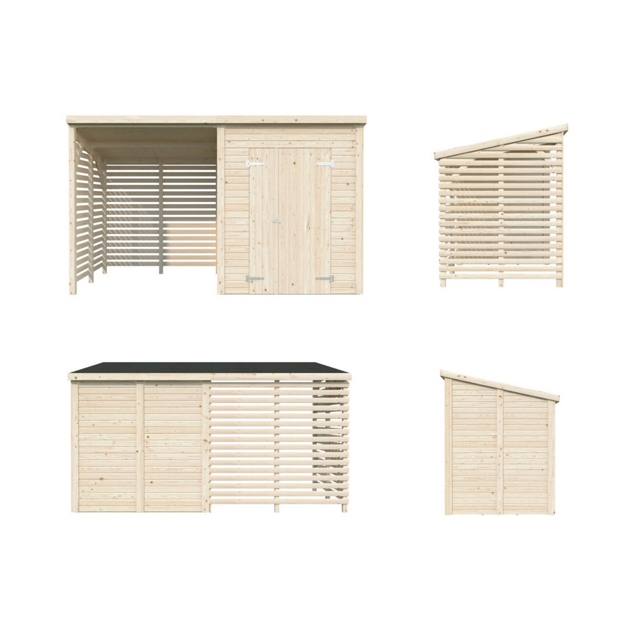 Redskapsbod Palmako Leif 3,0 + 2,9 m2