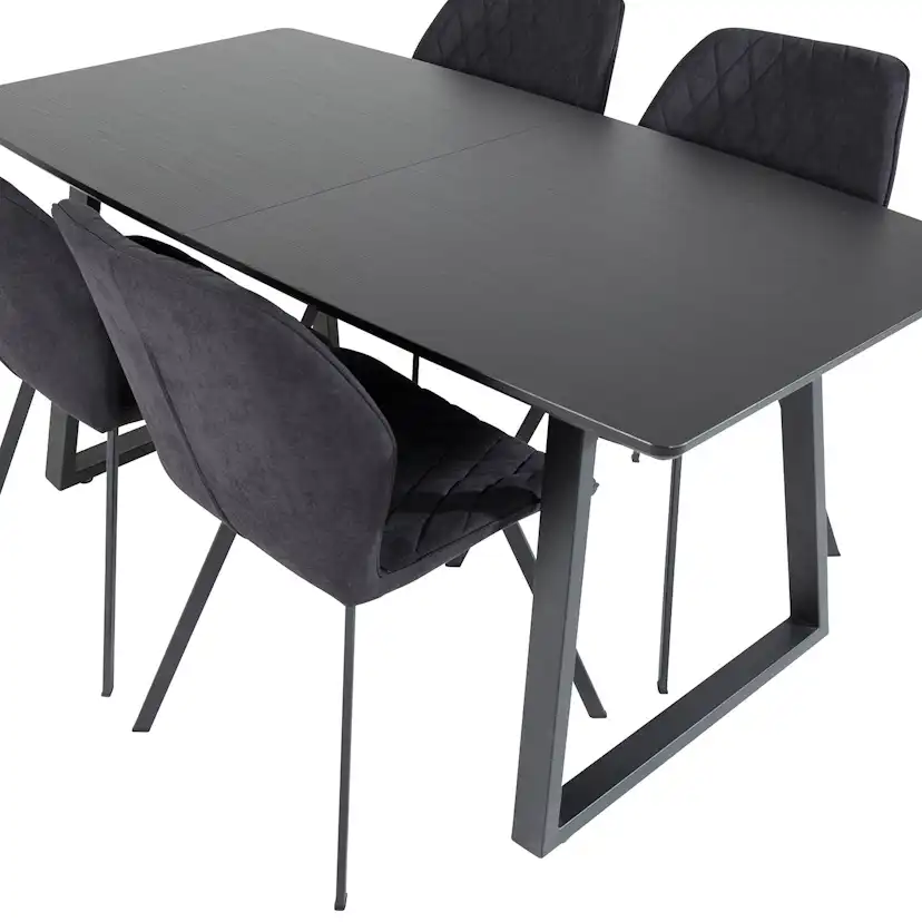 Spisegruppe Venture Home Ina med 4 Geneva Stoler