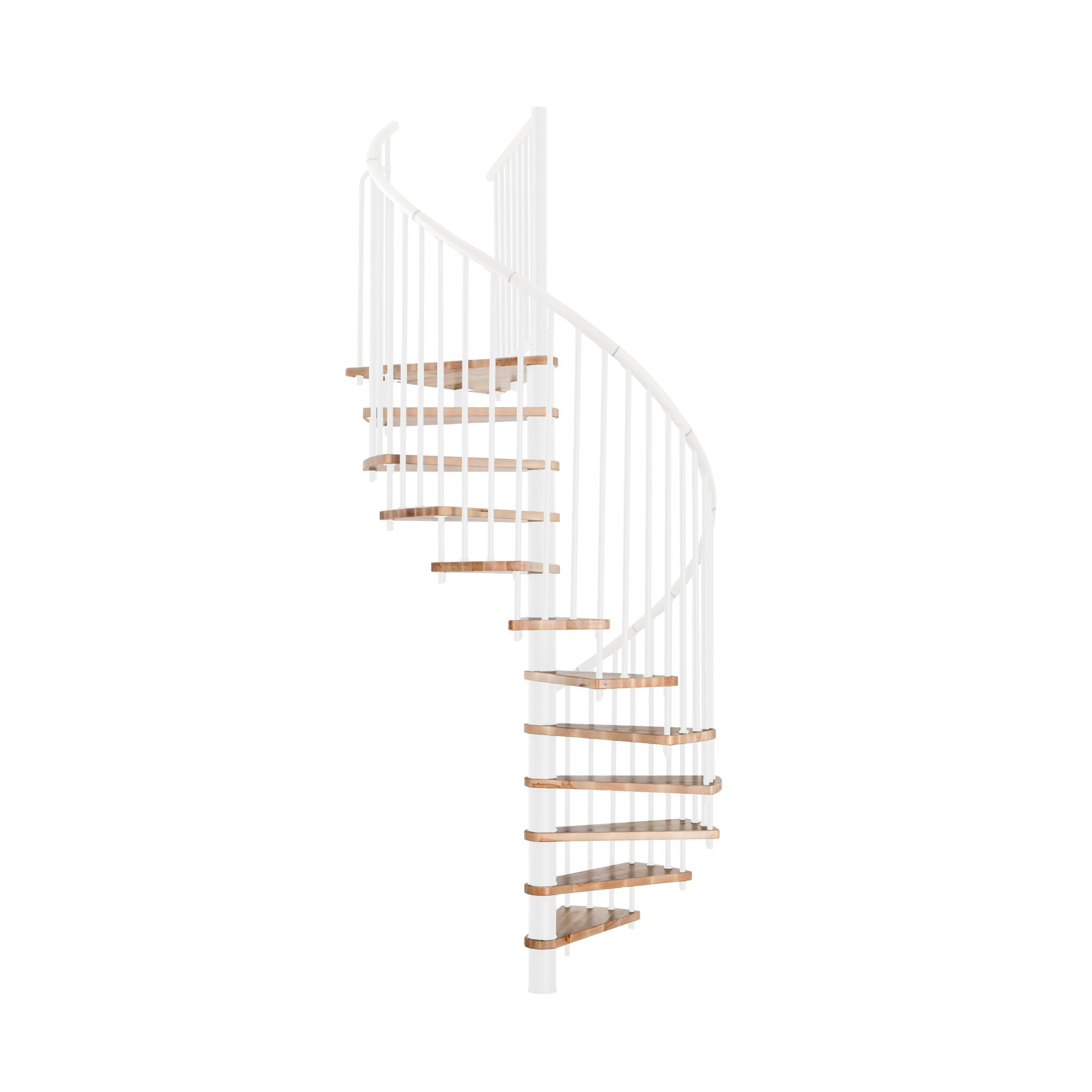 Spiraltrapp Byggera Euro Design Hvit