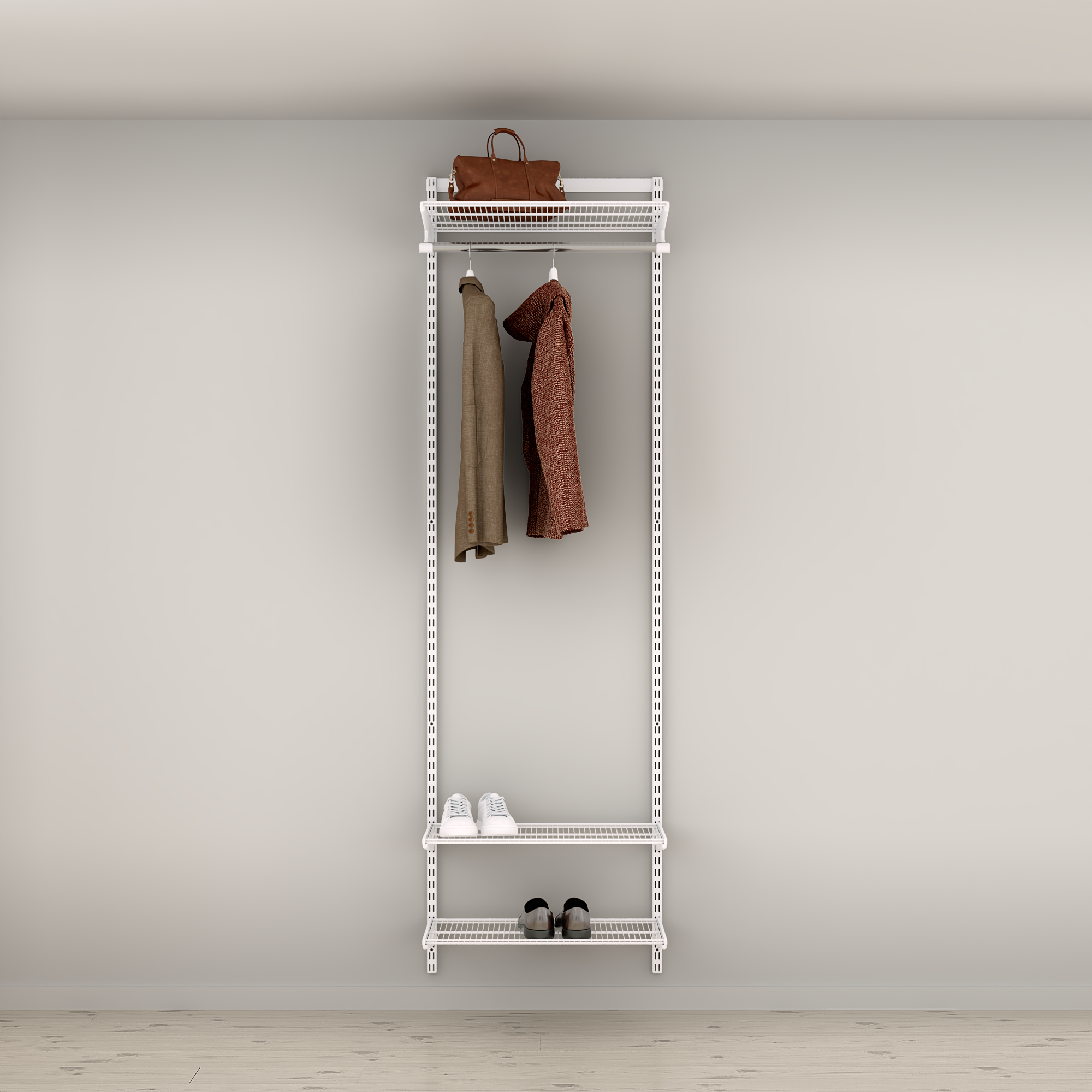 Innredningsløsning Elfa Gang Nr 1 Hvit B: 641 mm