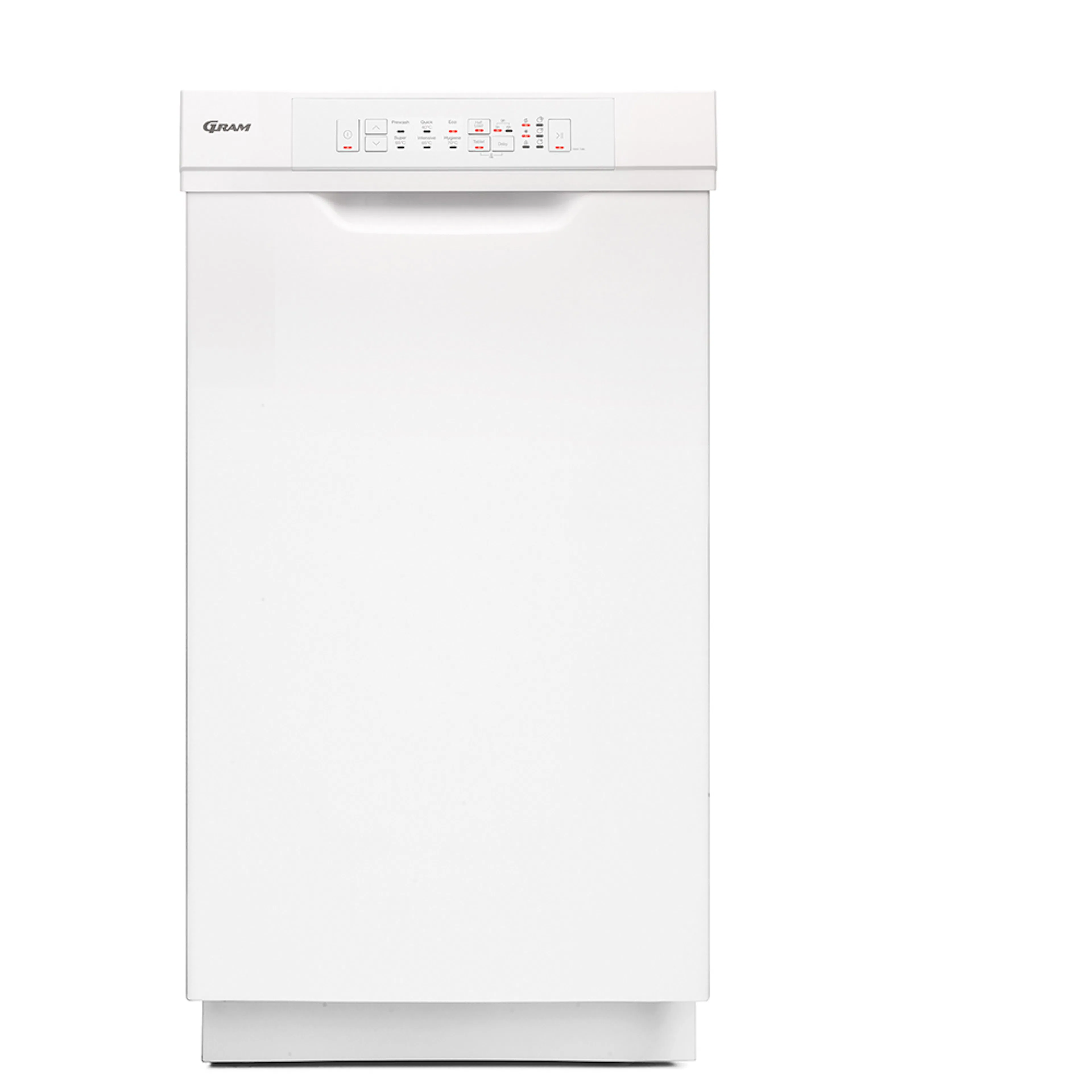 Innebygd Oppvaskmaskin GRAM OM 4110-90 T/1 Hvit med Plass for 10 Kuverter