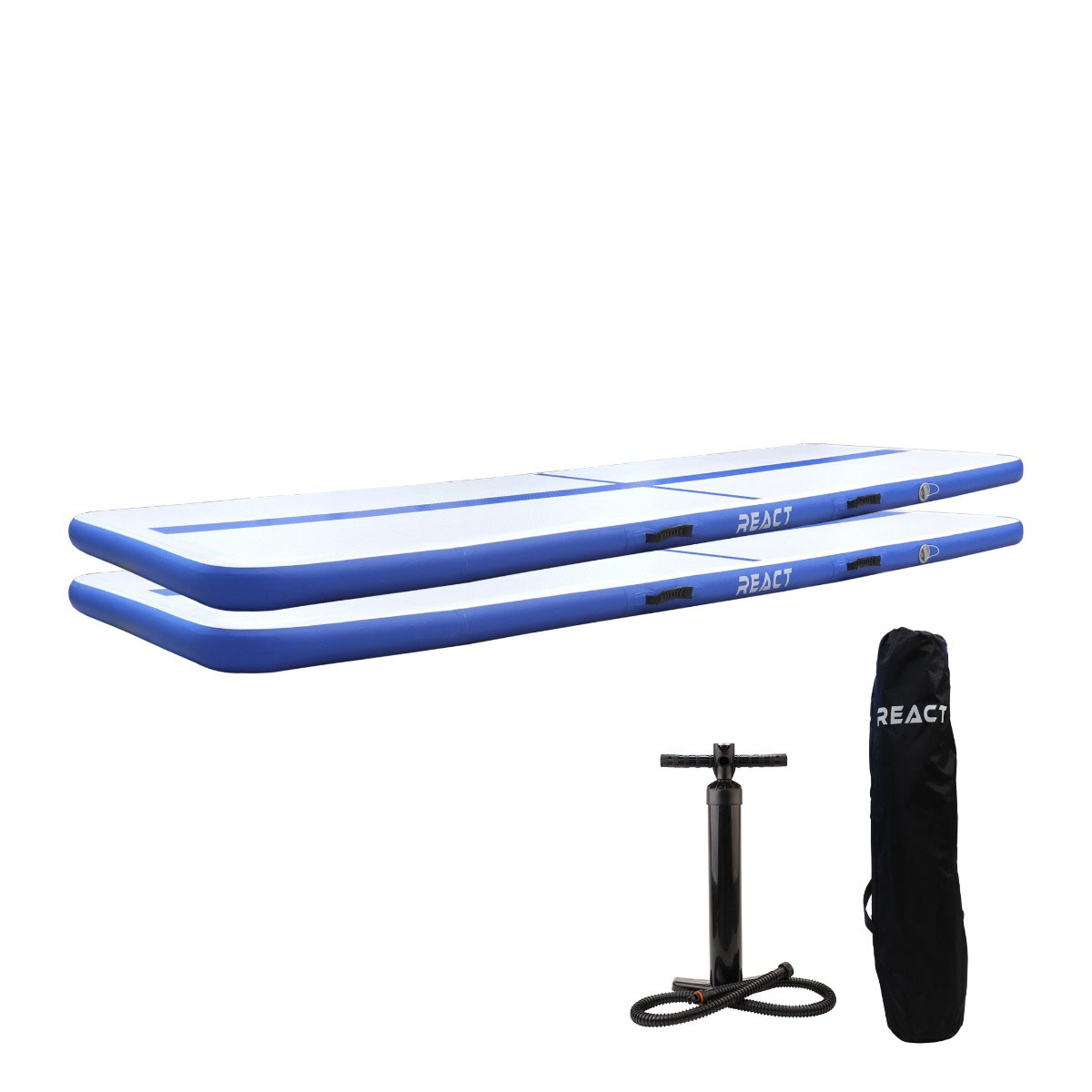 Treningsmatte React AirTrack Med Håndpumpe 2-pk