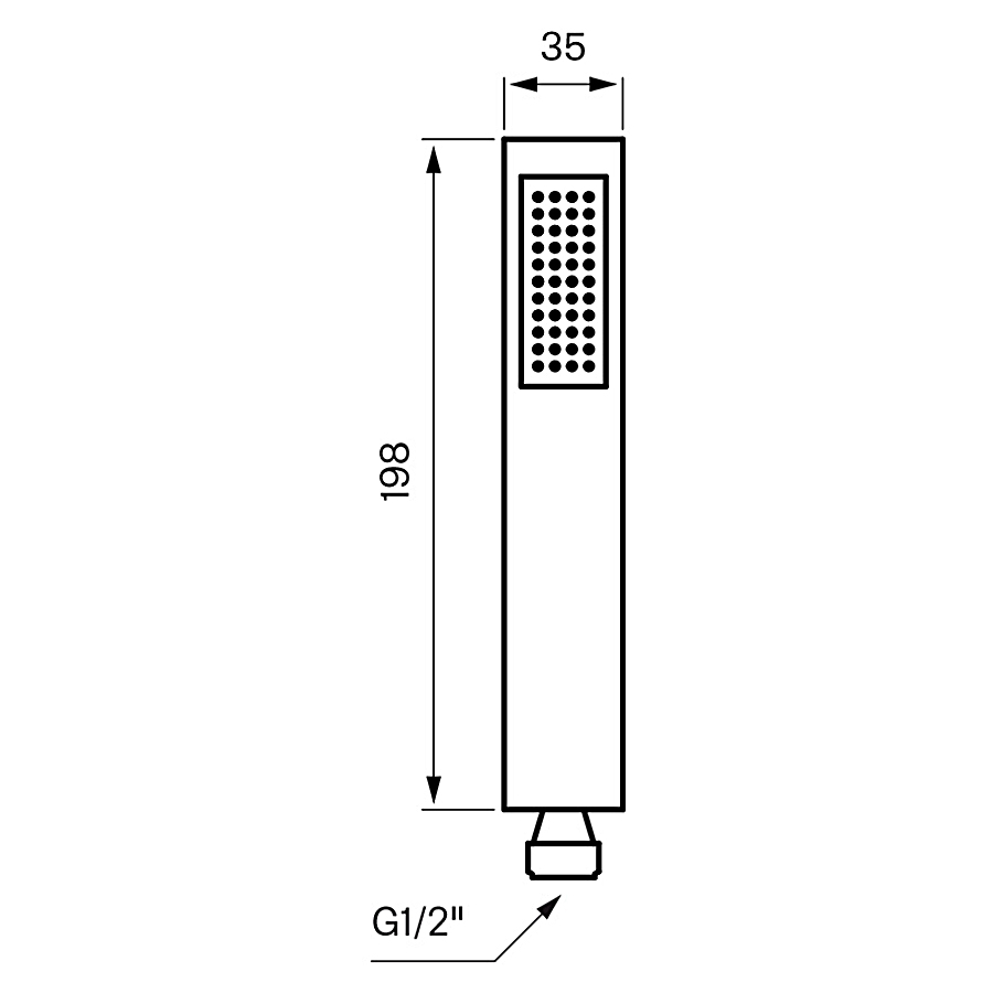 Handdusch Tapwell Poker ZDOC 068 Krom