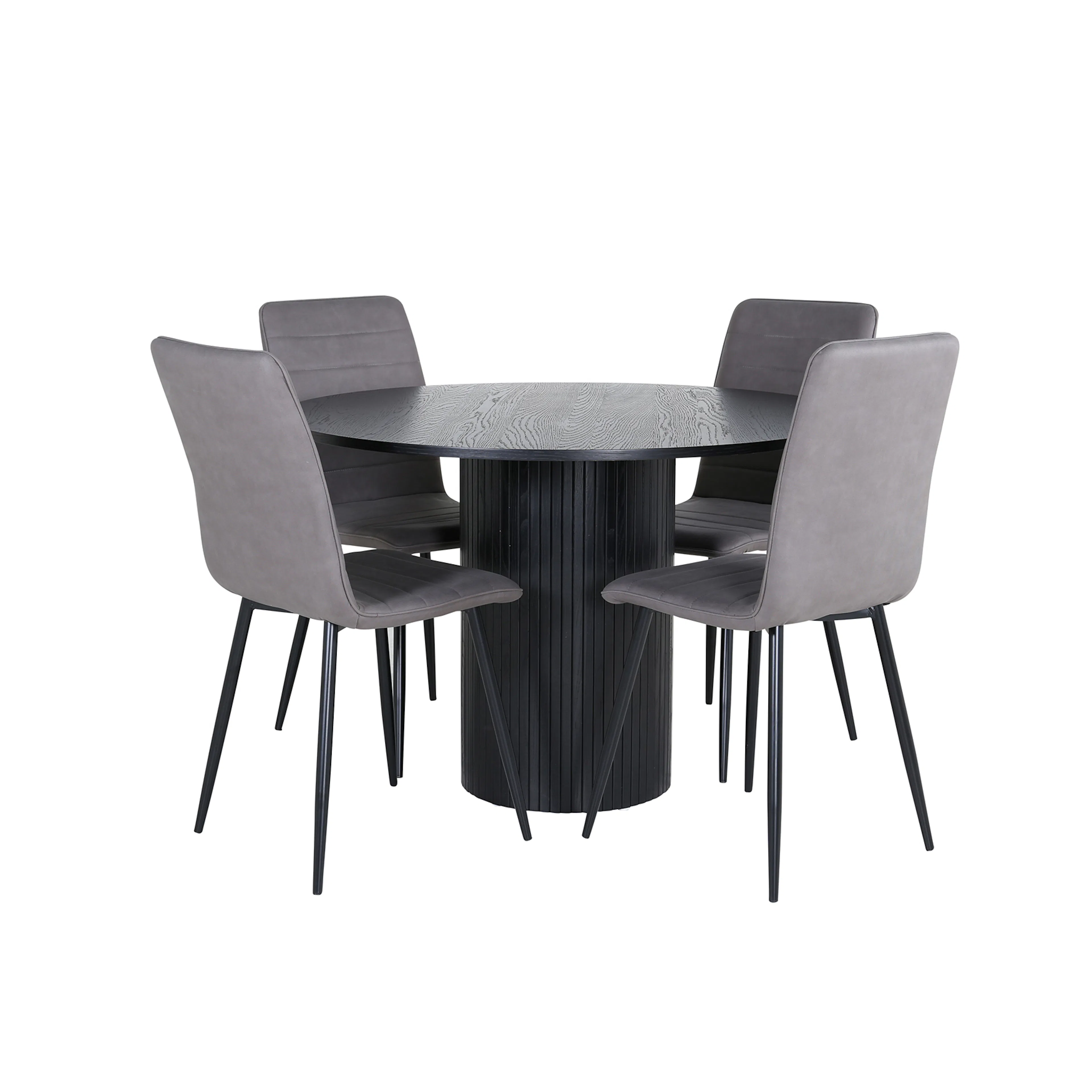 Spisegruppe Venture Home med Bianca Spisebord og 4 Walerina Spisestoler