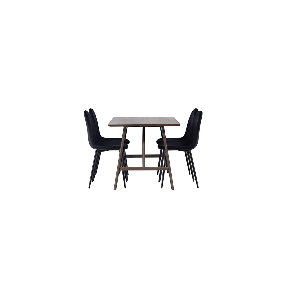 Spisegruppe Venture Home Kaseidon med 4 stk Polar Stoler