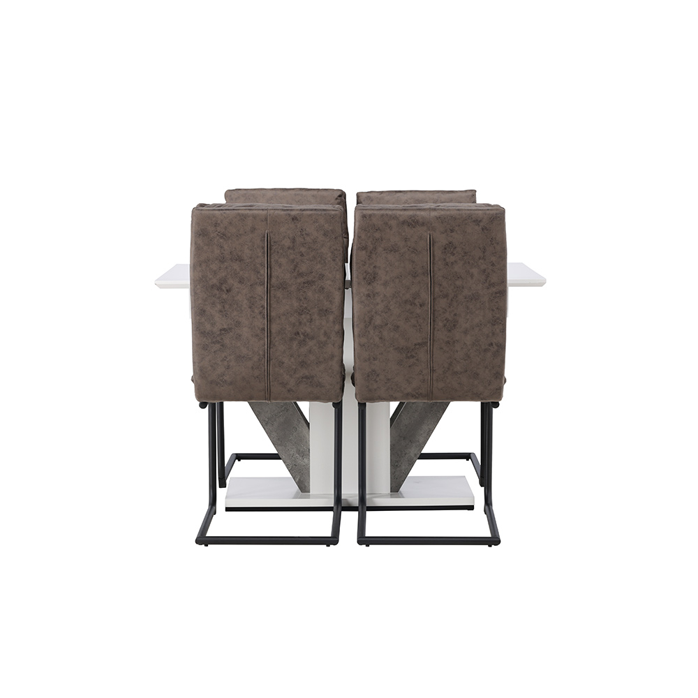 Spisegruppe Venture Home Disa med 4 Zizo Stoler