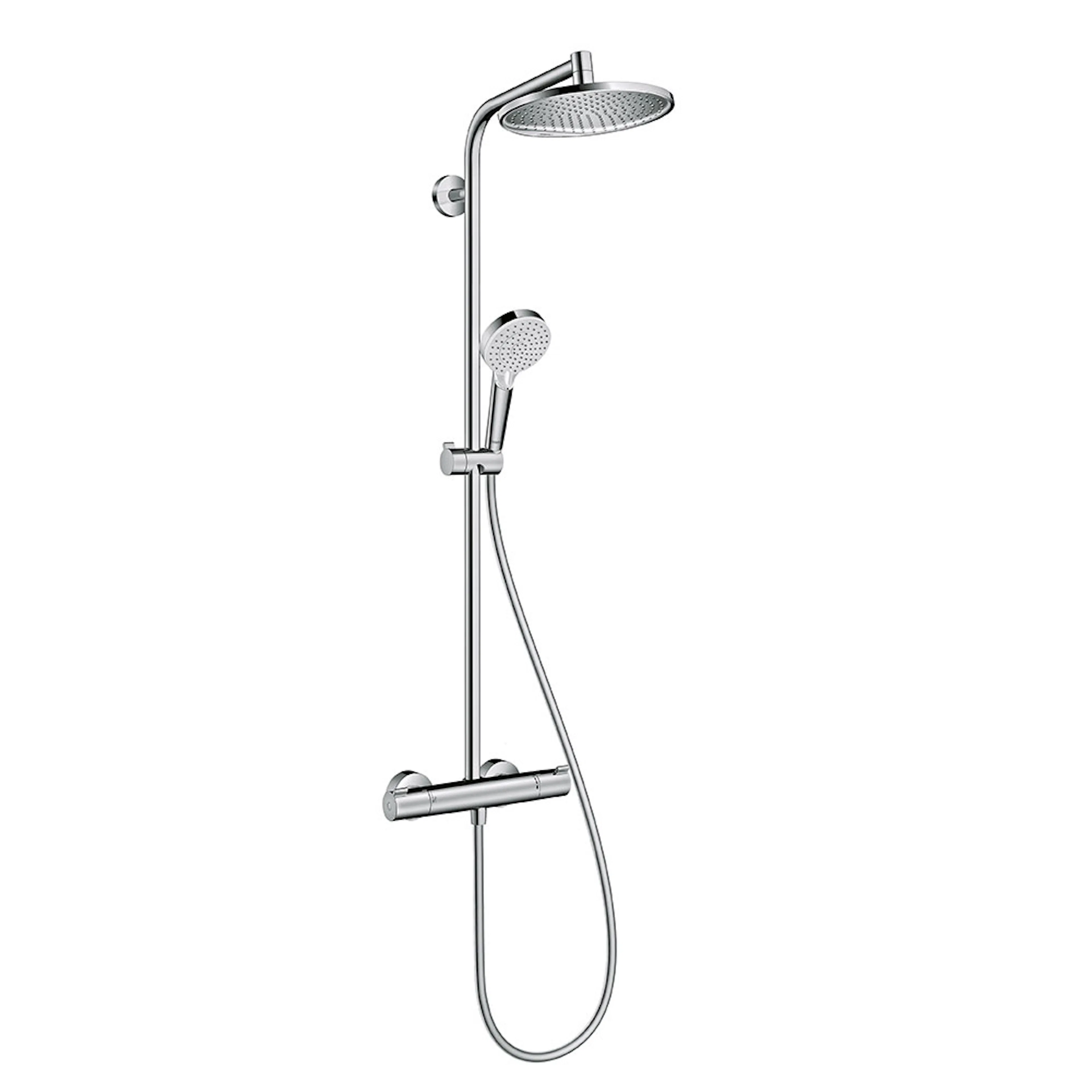 Takduschset Hansgrohe Crometta S 240 1jet Showerpipe 160 cc 160 cc utan EcoSmart