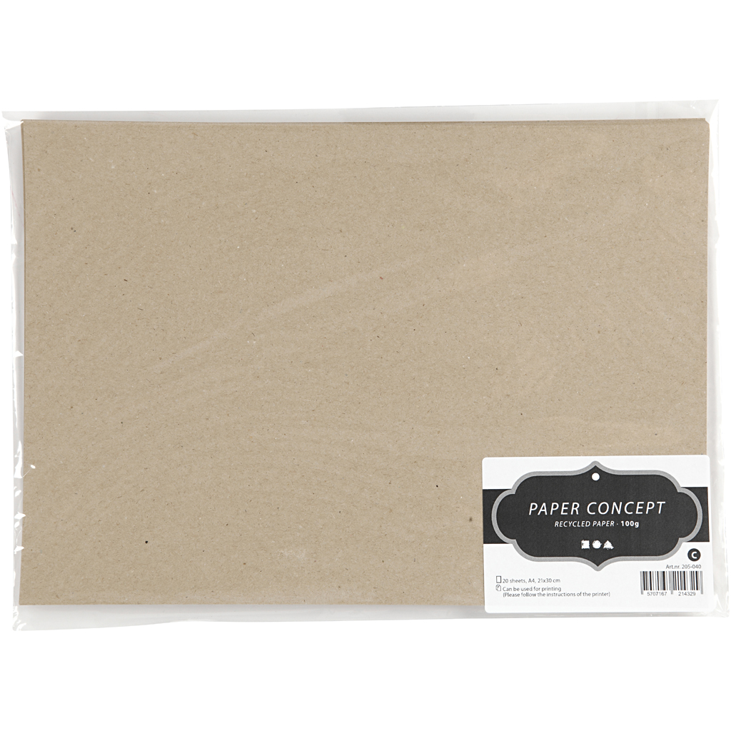 Kvistpapir Creativ Company A4 210x297 mm 100 g 1 Pk