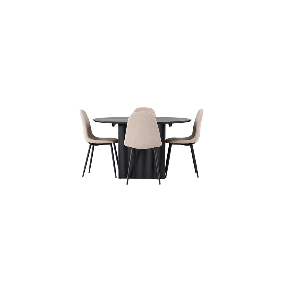 Spisegruppe Venture Home Matilda med 4 Polar Stoler