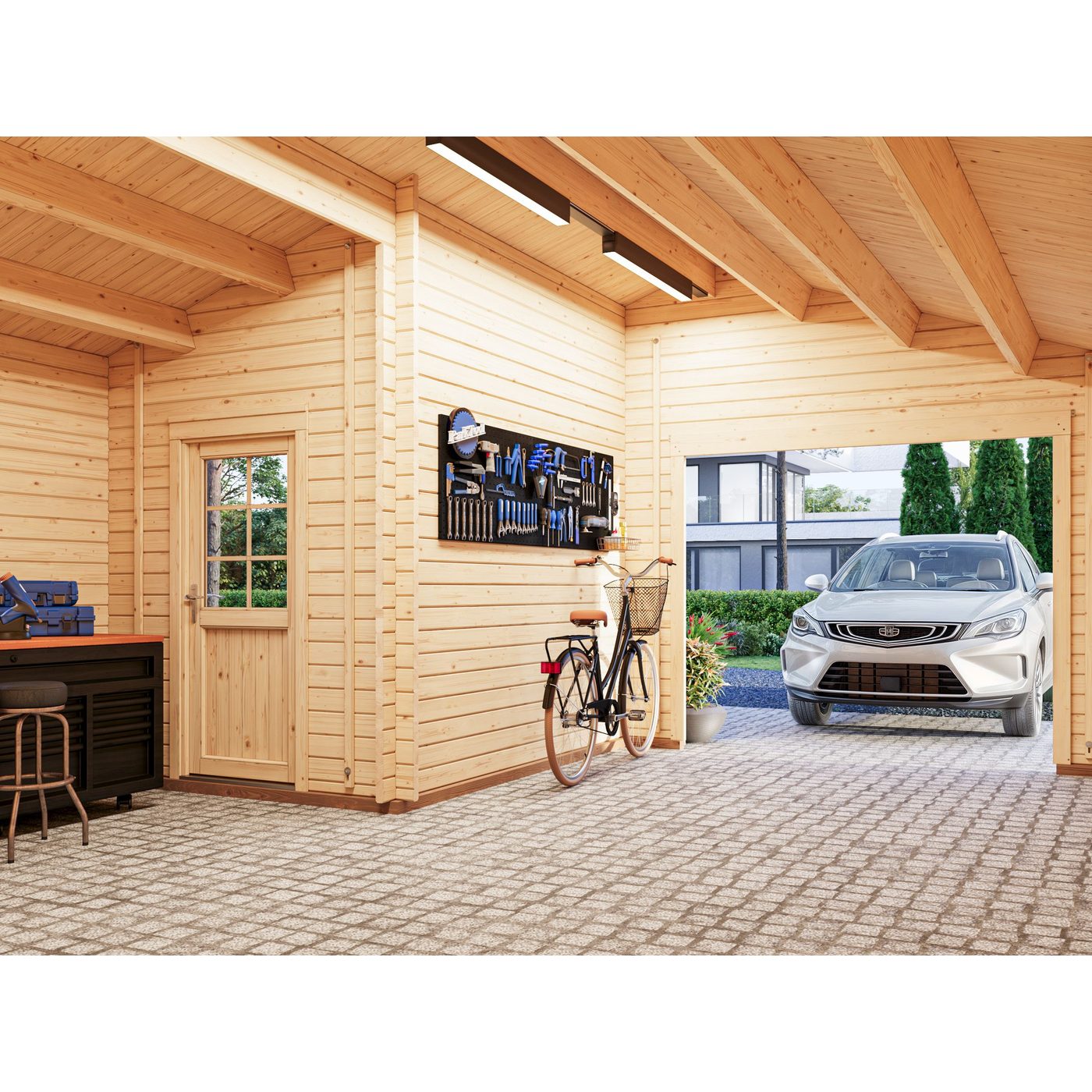 Garasje Palmako Roger 21,9 m2 uten Port