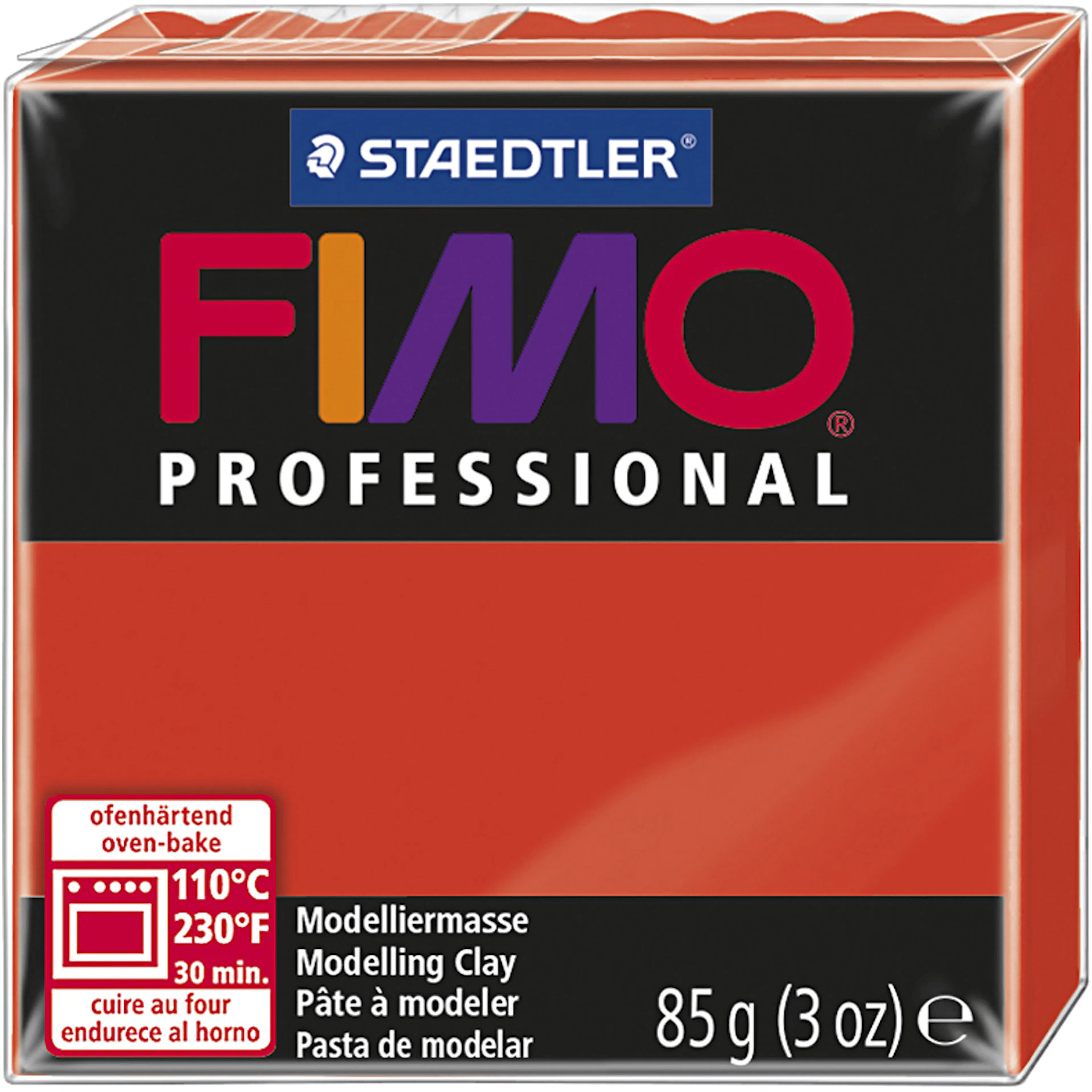 FIMO® Professional, röd, 85 g/ 1 förp. Rød