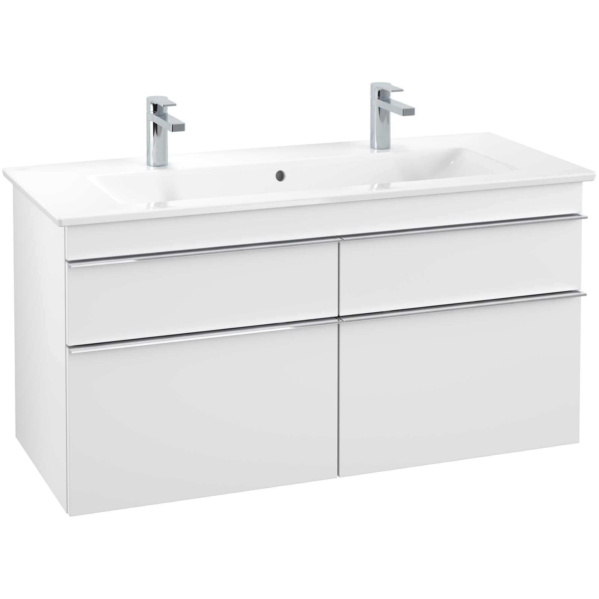 Tvättställsskåp Villeroy & Boch Venticello 115 cm med 4 Lådor för Skåpstvättställ | badrum - badrumsmobler - tvattstallsskap-och-kommod | KakelKungen