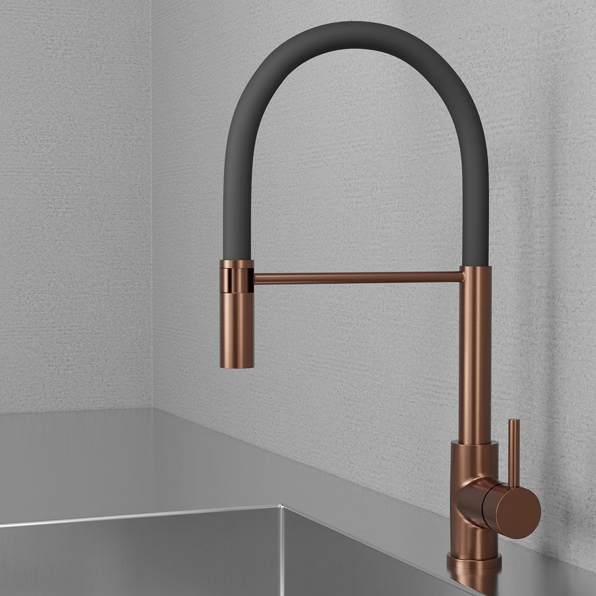 Köksblandare Scandtap Steel Pro Rostfritt Stål