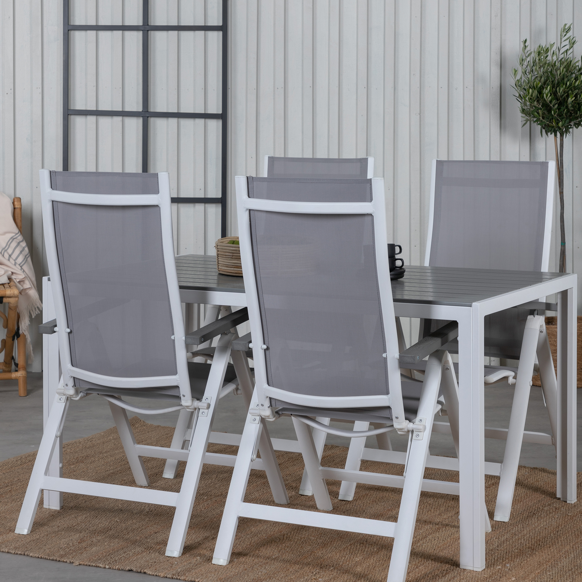 Spisegruppe Venture Home Bundy med 4 Andy Stoler GR21828