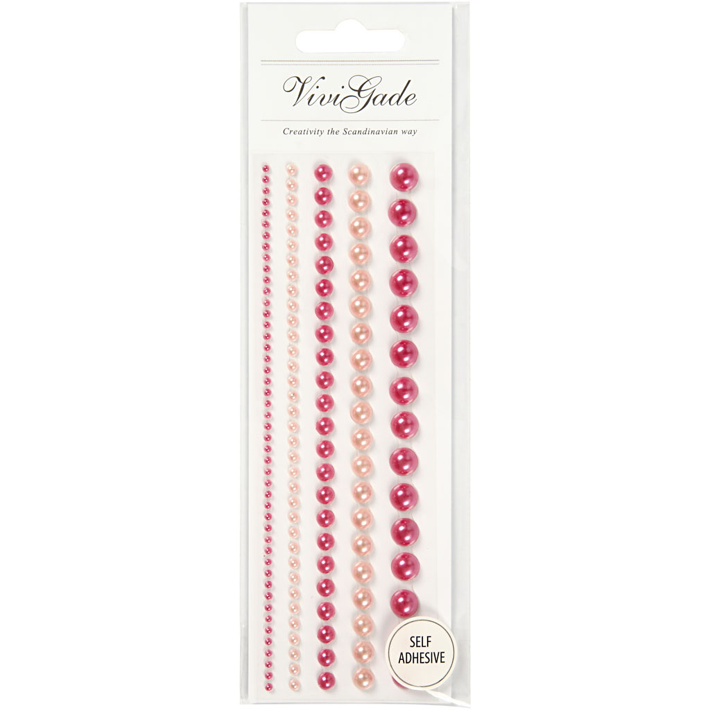 Halvperler Creativ Company Str 2-8 mm 140 St/1 Pk