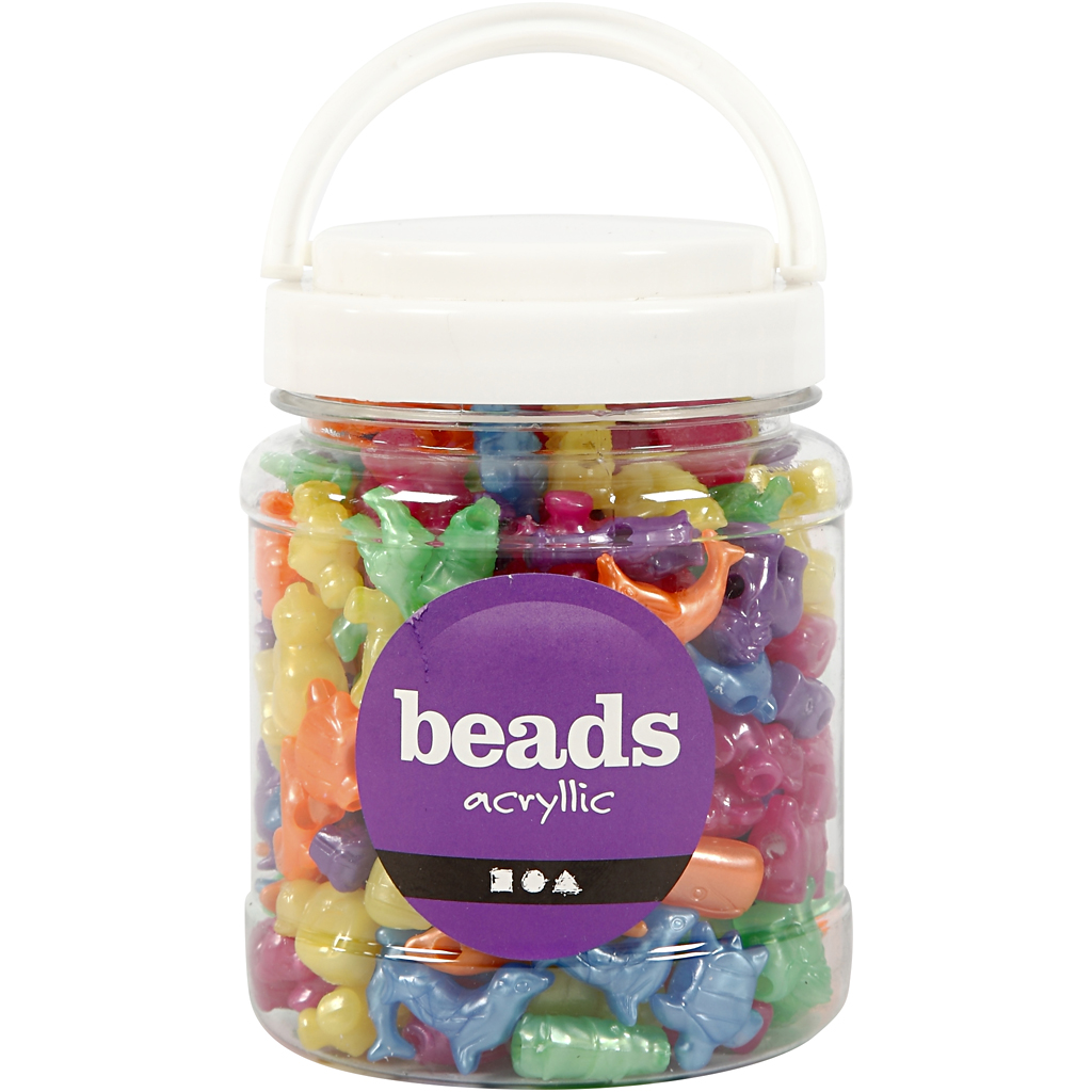 Figurmix Creativ Company Perlemorsfarger Str 25 mm Hullstr 4 mm 700 ml/1 Pk