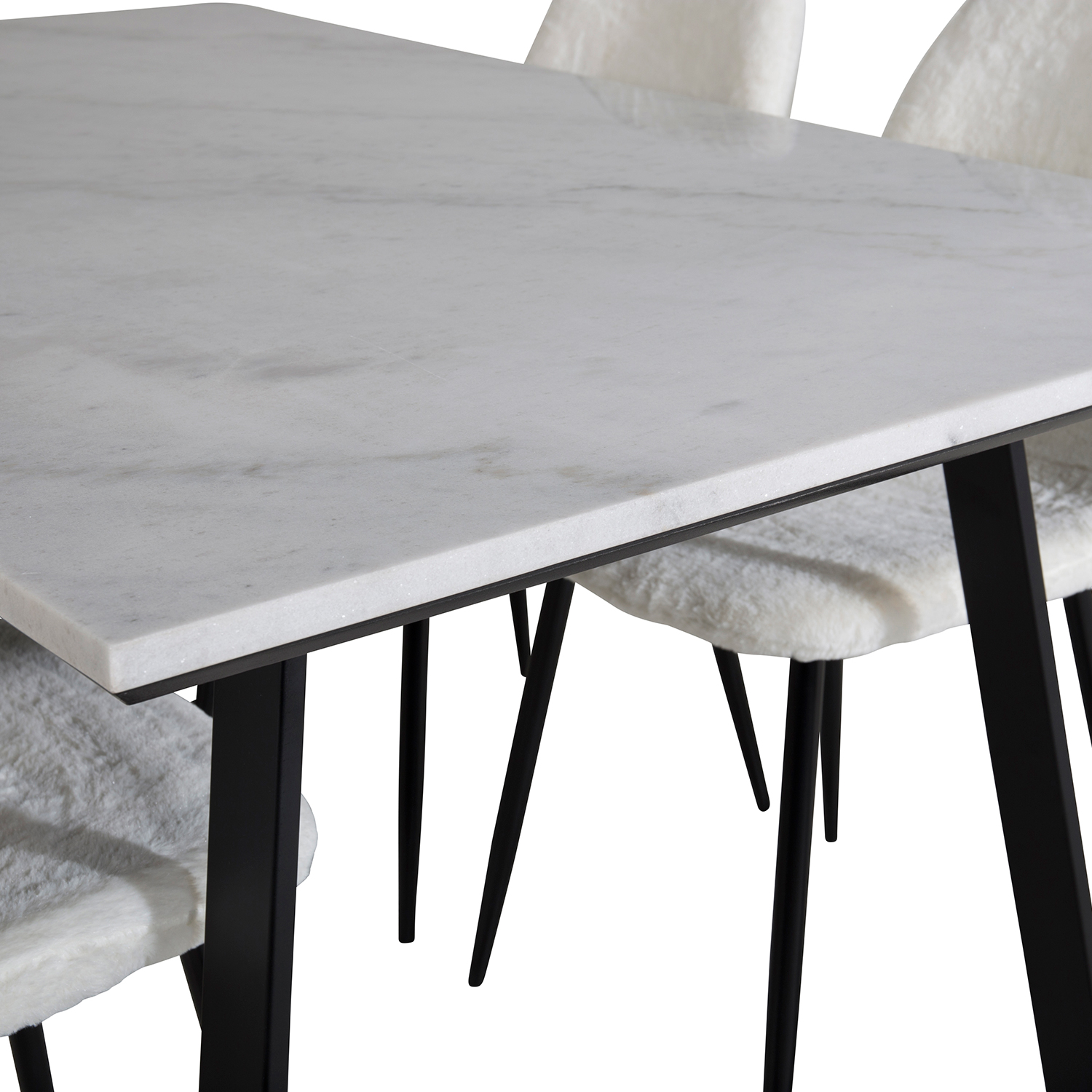 Spisegruppe Venture Home Estelle 140 med 4 Pooya Stoler