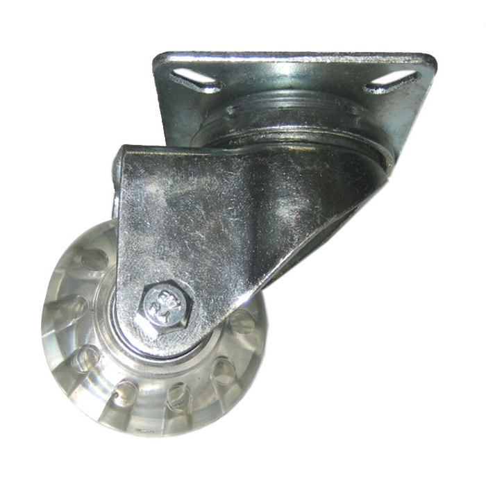 Møbelhjul Home it med Plate Gjennomsiktig 50 mm