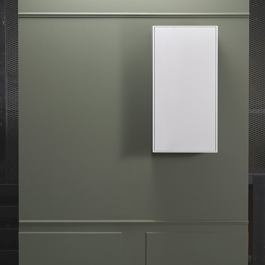 EDGE HALVSKAP HVIT PUSH-TO-OPEN Hvit, Push-Open