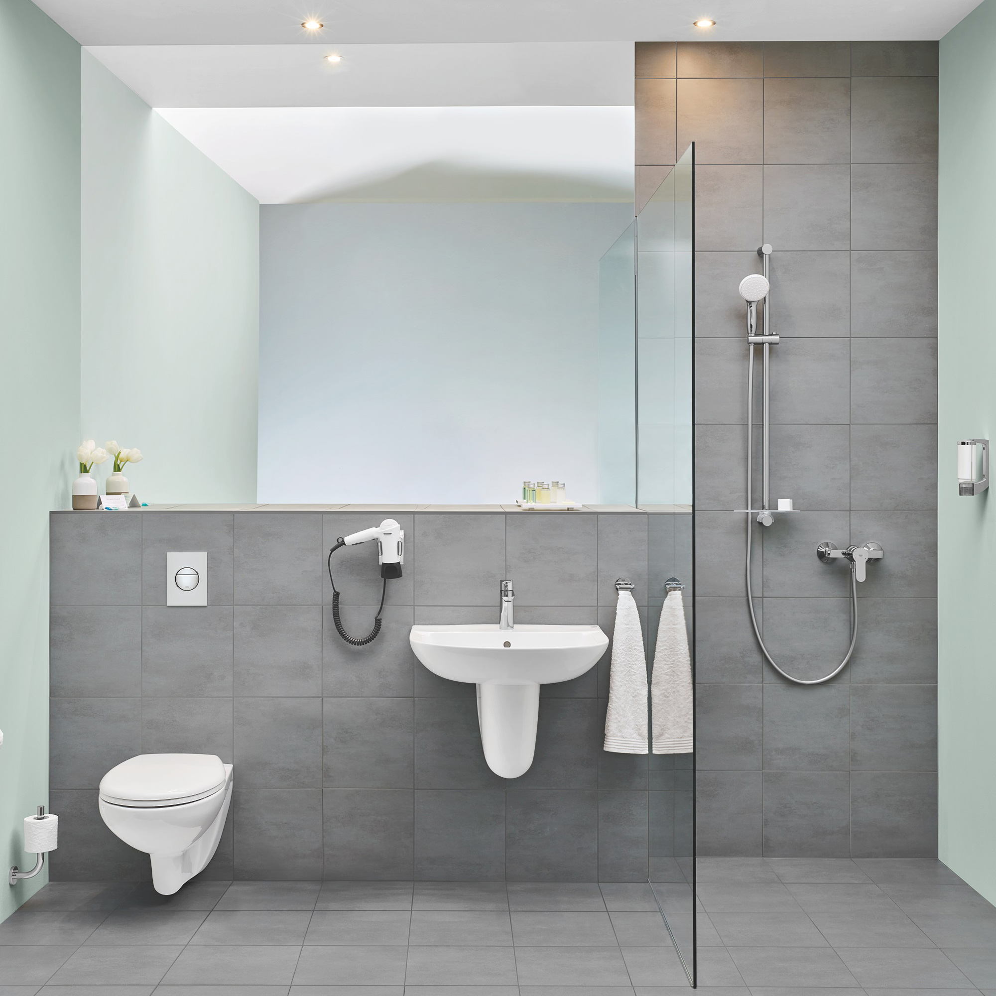 Toalettsits Grohe Bau Ceramic 39493 Mjukstängande