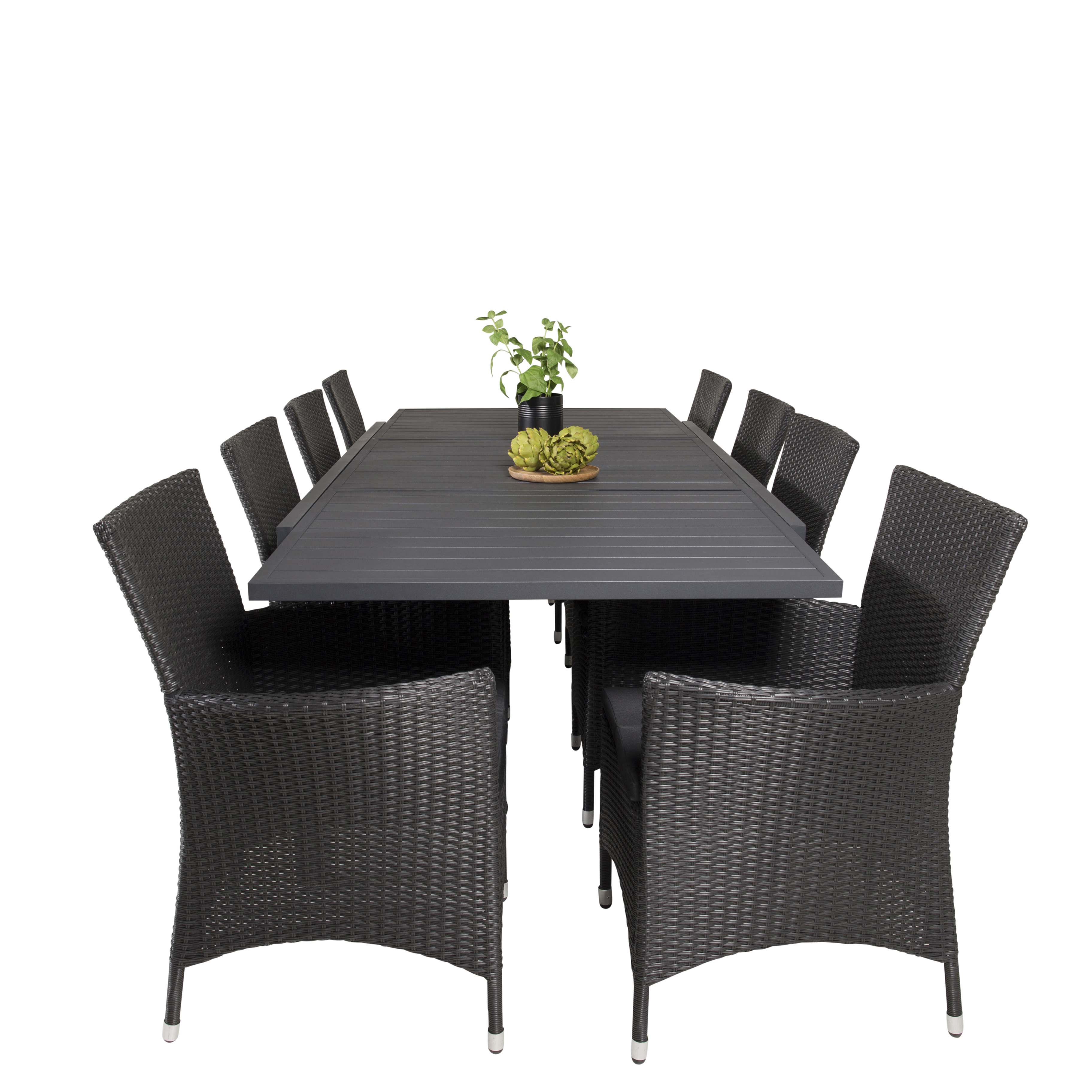 Spisegruppe Venture Home Madrid 160/240 med 8 Kira Stoler