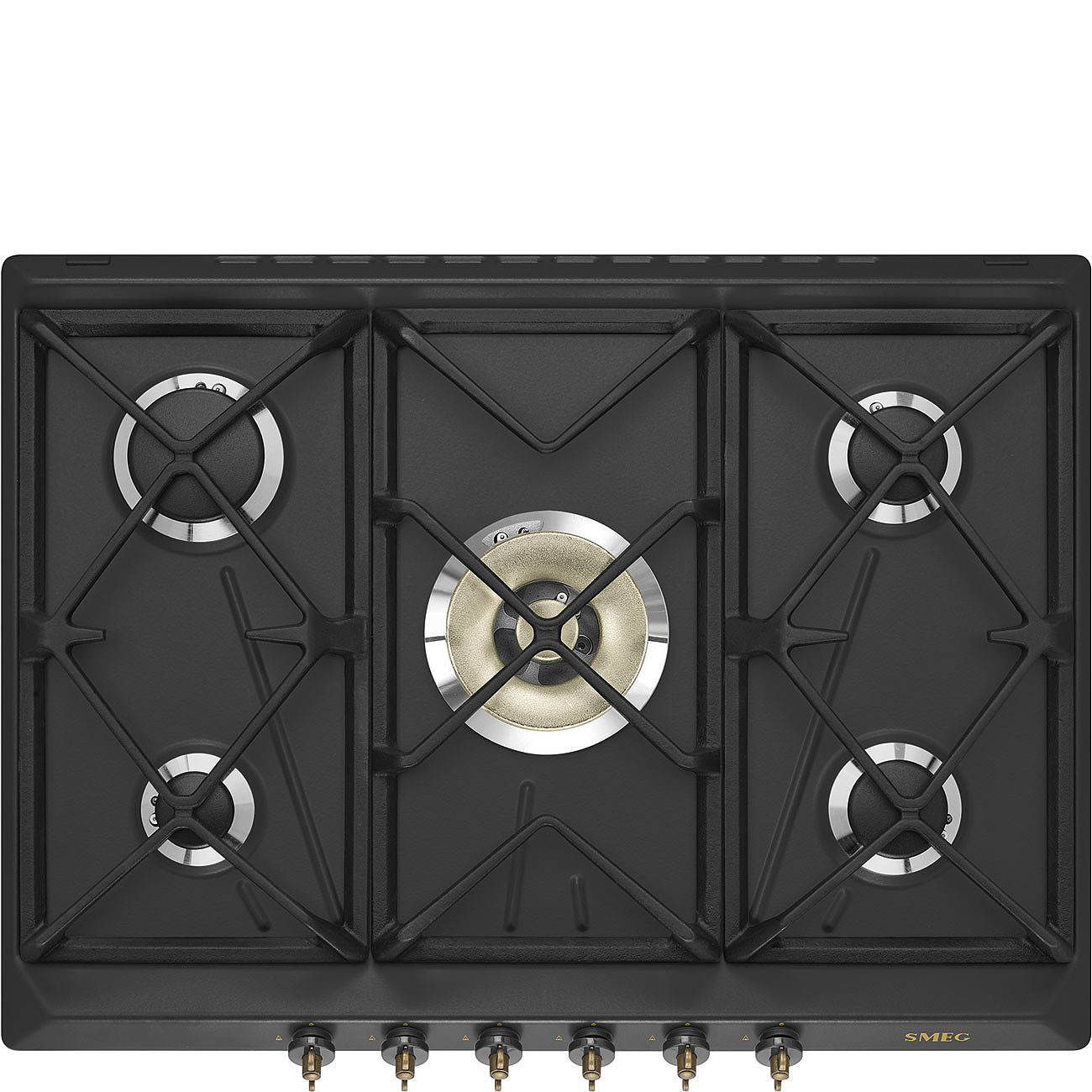 Gasskoketopp Smeg Colonial SRV876