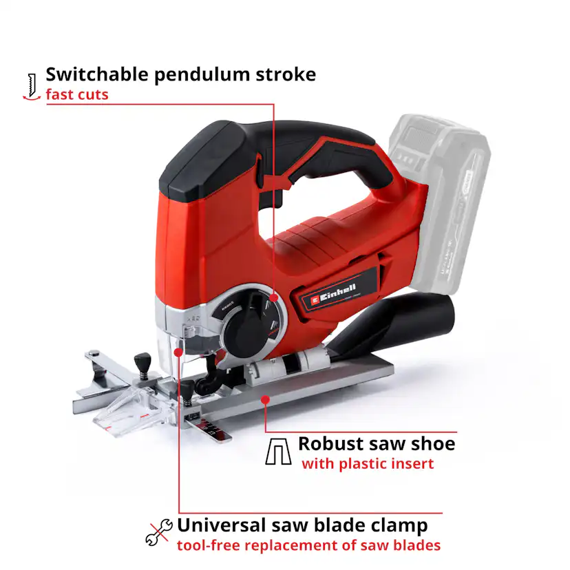 Stikksag Einhell PXC TE-JS 18 Li Solo