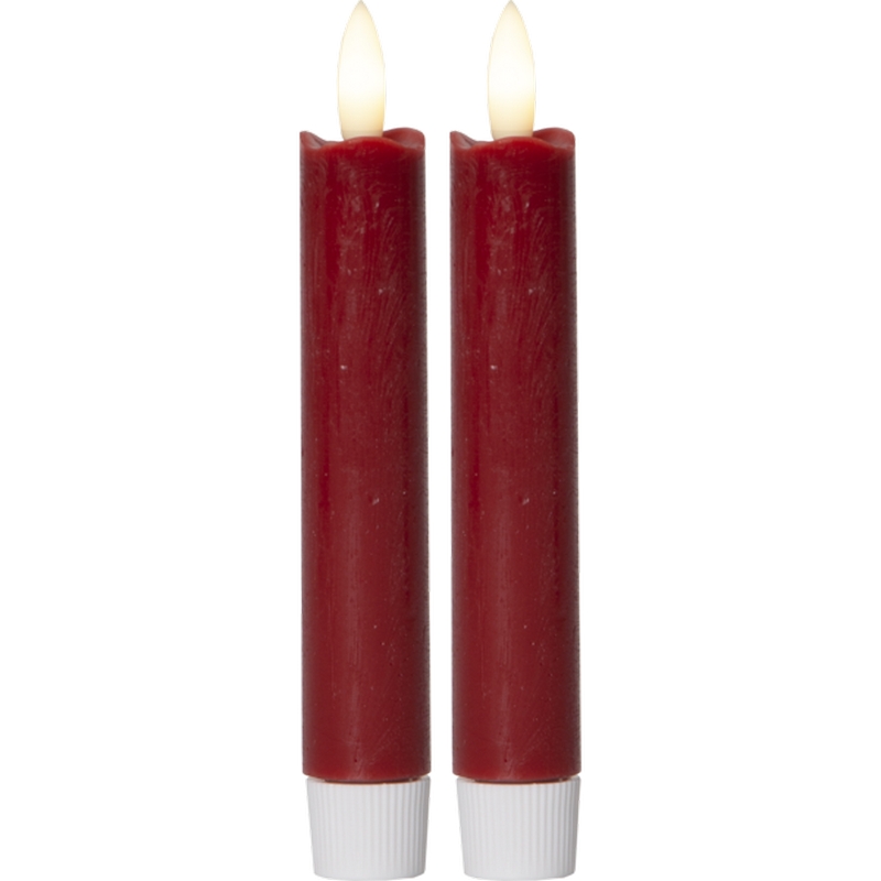 2pAntRödFlamme15cm Rød