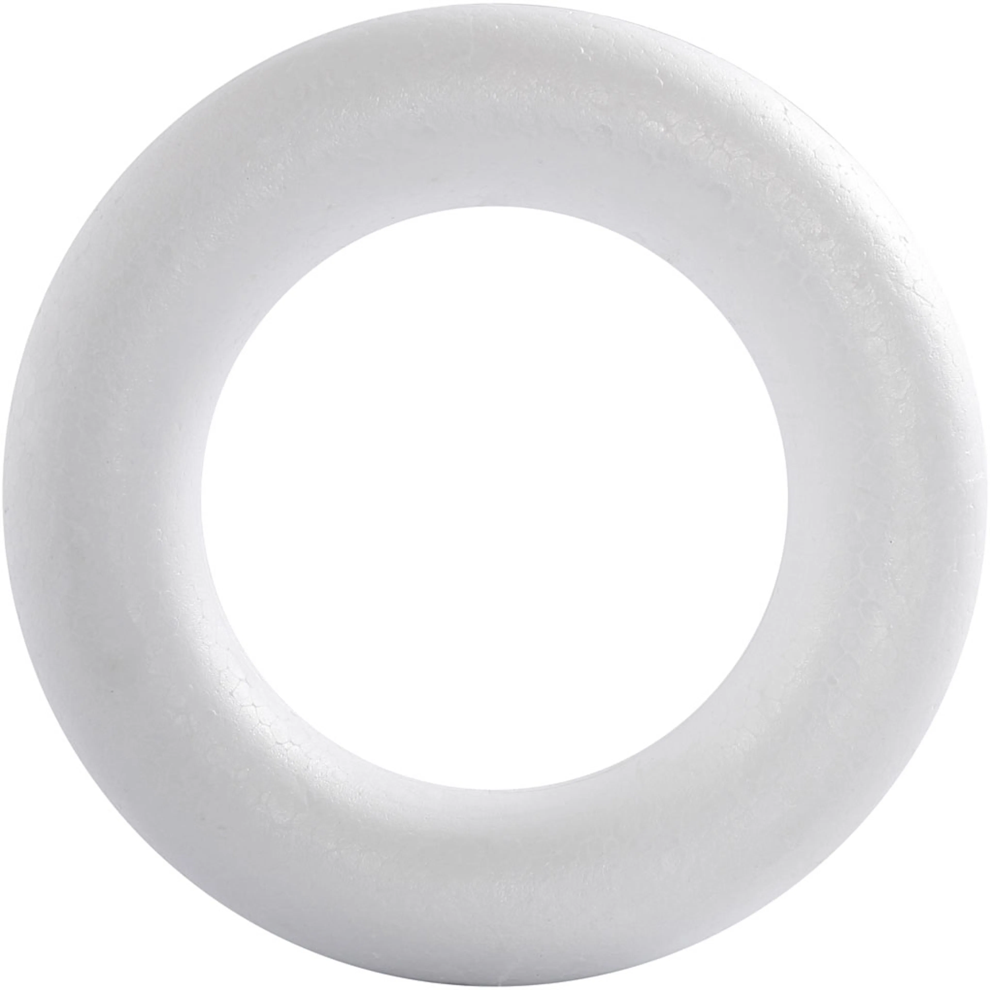 Ring Creativ Company Str 21,5 cm Tykkelse 45 mm Hvit 1 Stk