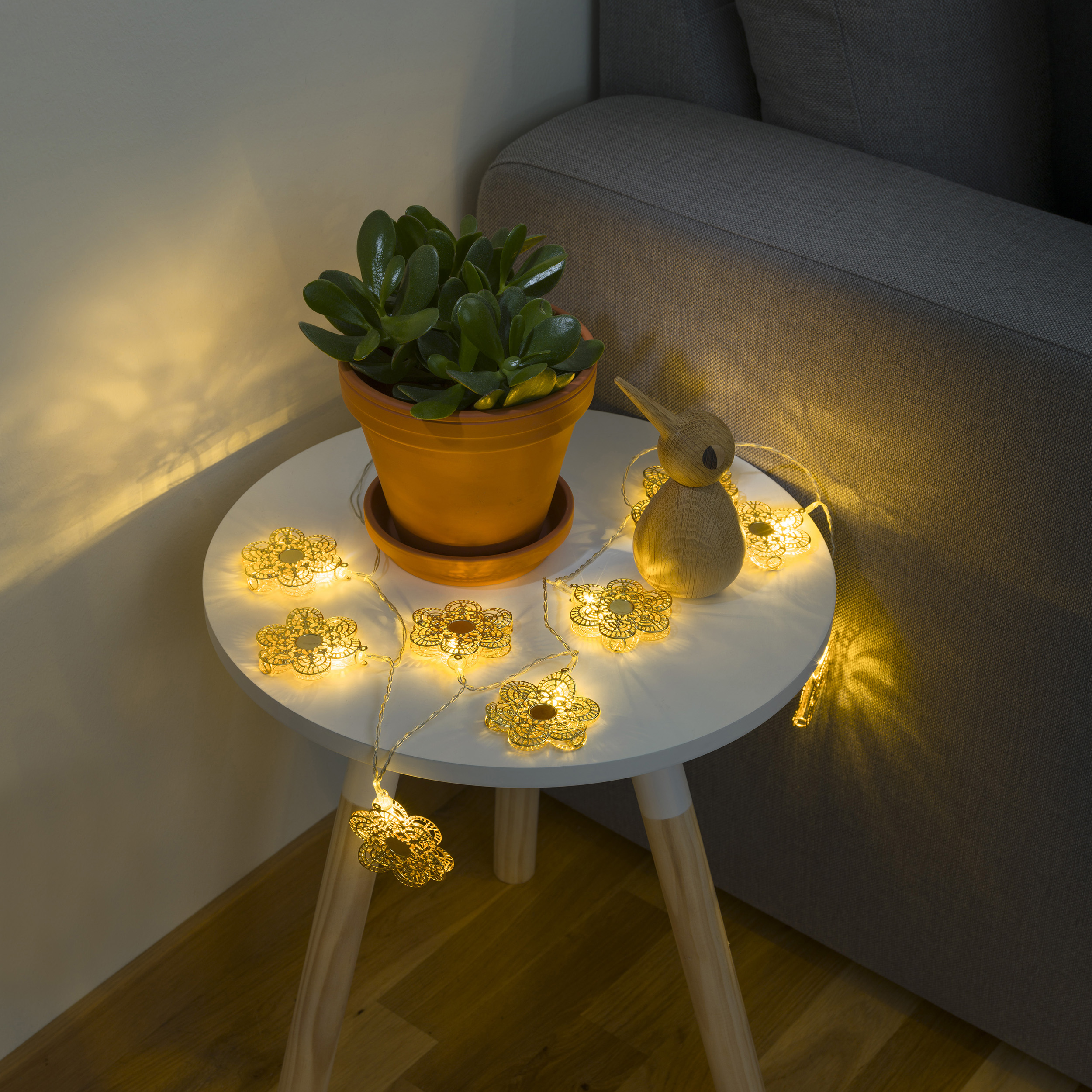 Lyslenke Gnosjö Konstsmide Metallblomster