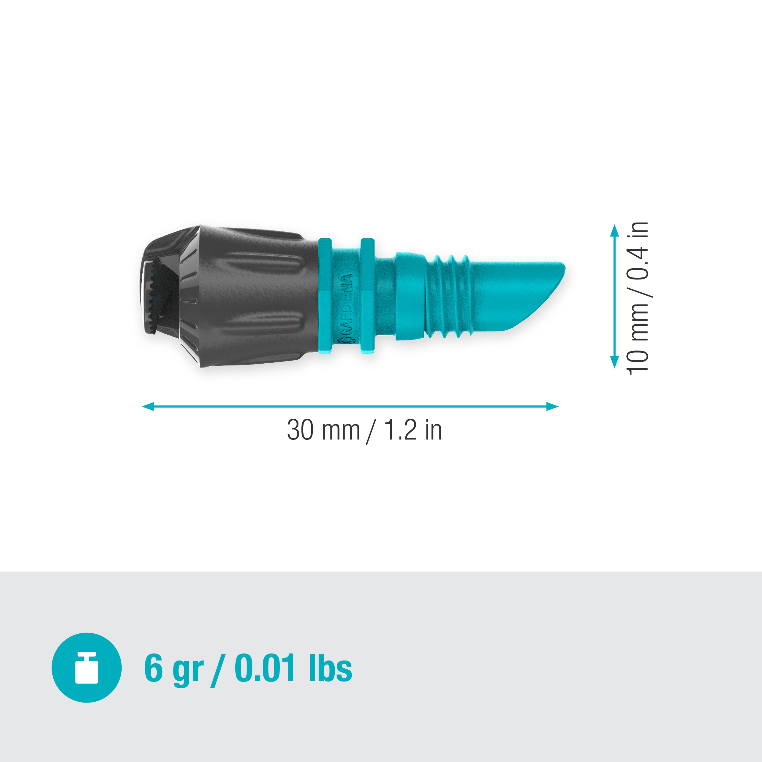 Sprederdyse Gardena Micro 180°