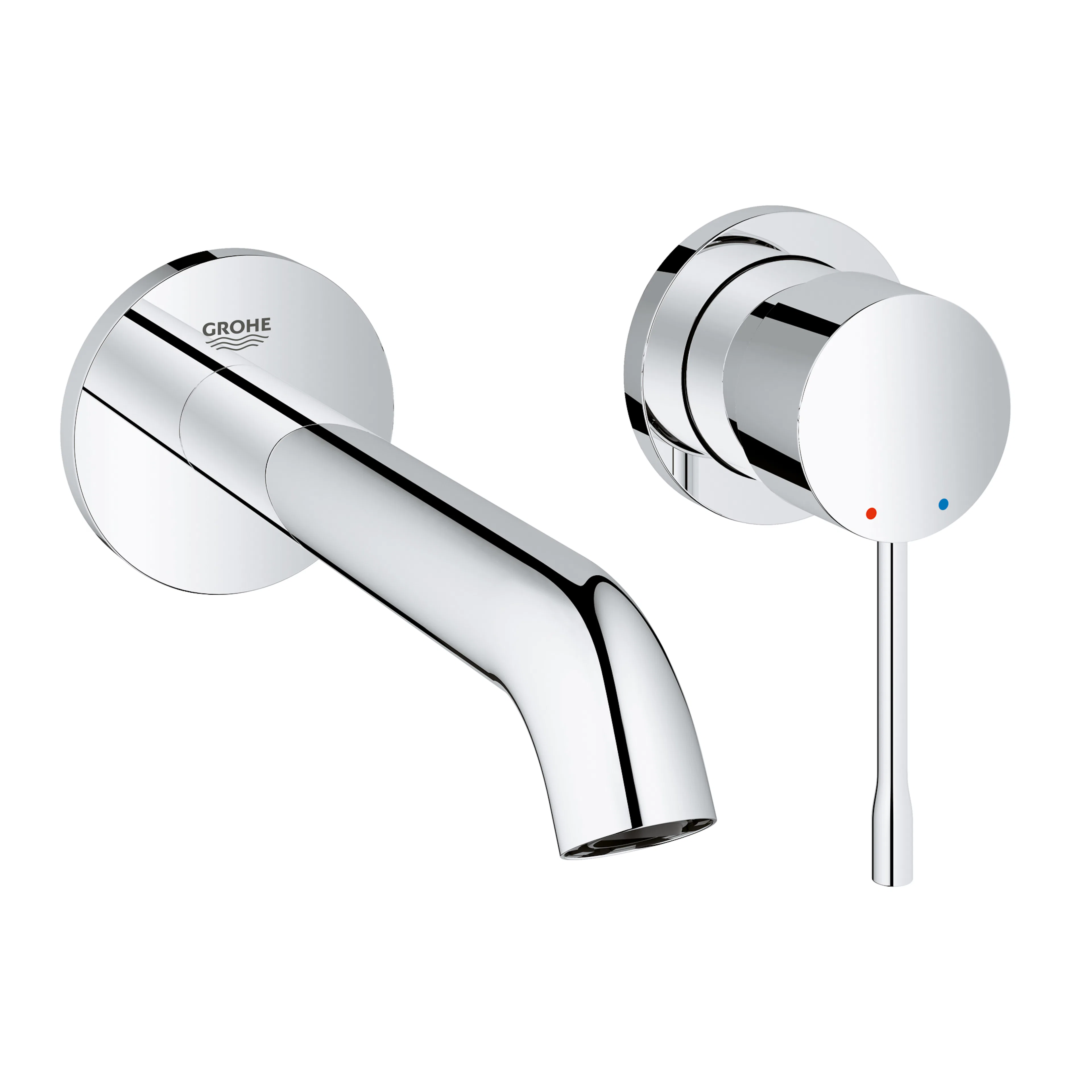 Tvättställsblandare Grohe Essence 19408 2-Hål Väggmonterad