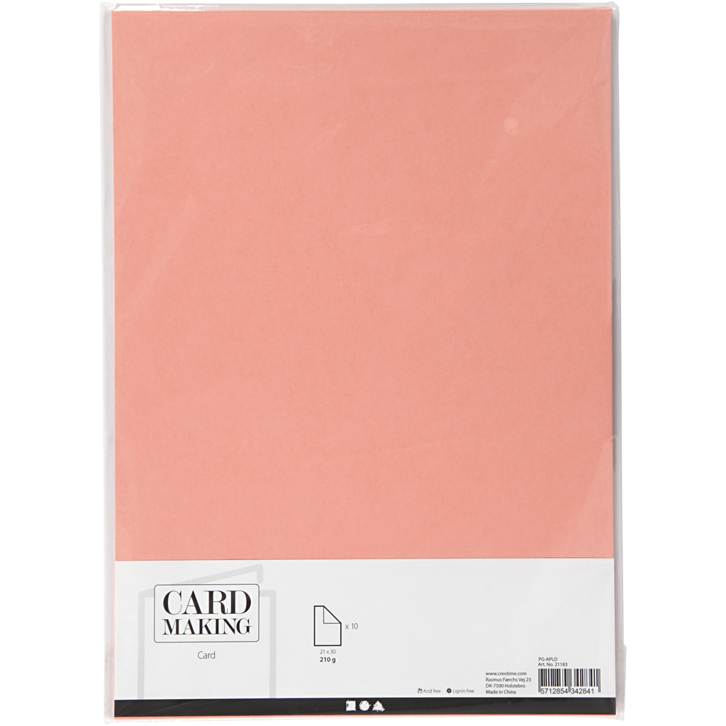 Farget Kartong Creativ Company A4 210x297 mm 10 stk 1 Pk