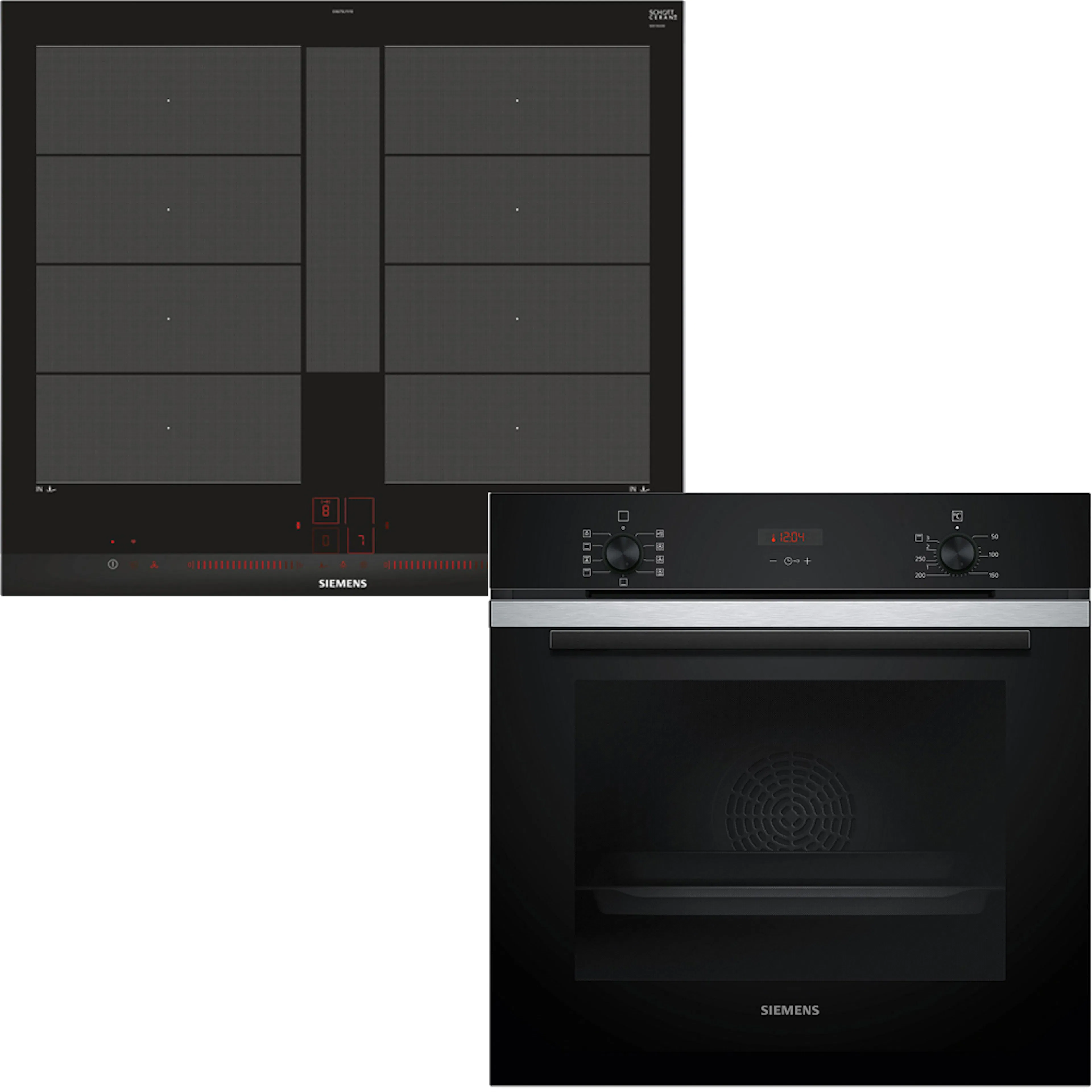 Ovn/Platetopp Siemens HB234ABS3F + EX675LYV1 Smart Hjemtilkobling Rustfritt Stål Pakke