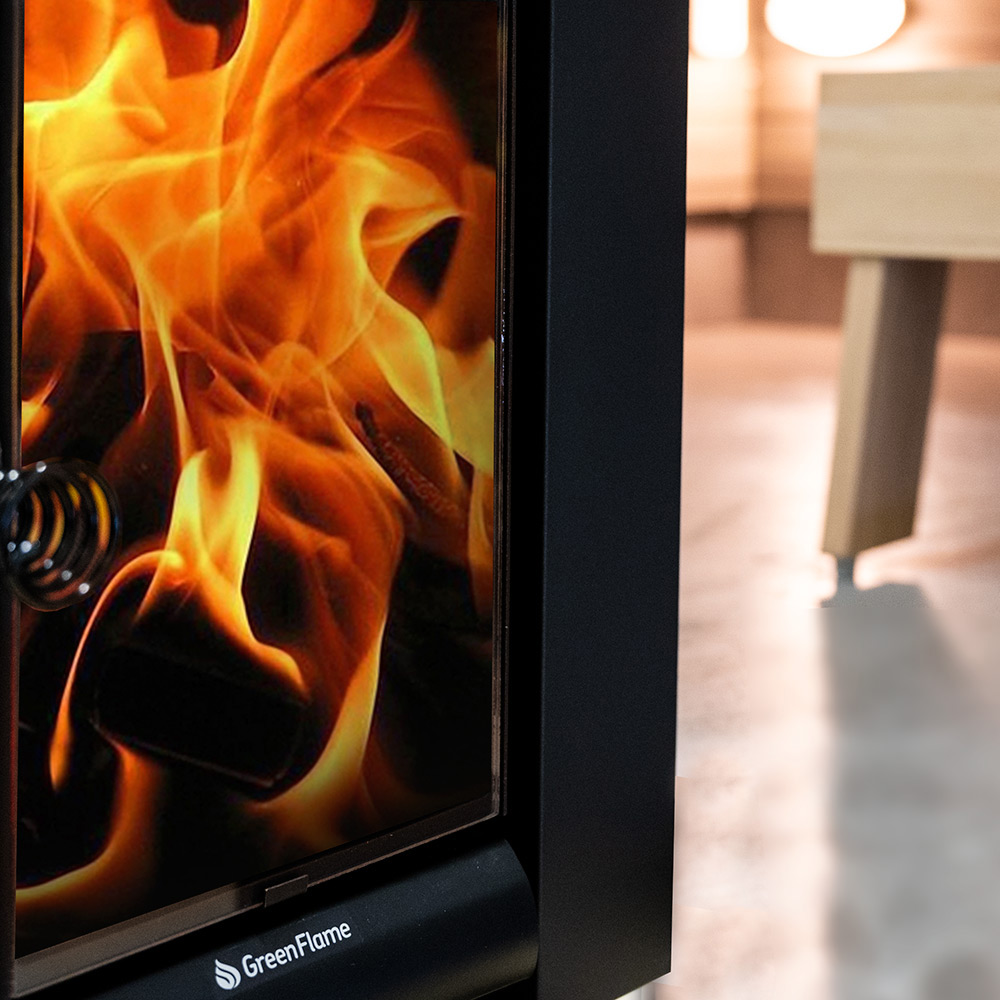 Vedfyrt Badstuovn Harvia Linear 22 GreenFlame ES