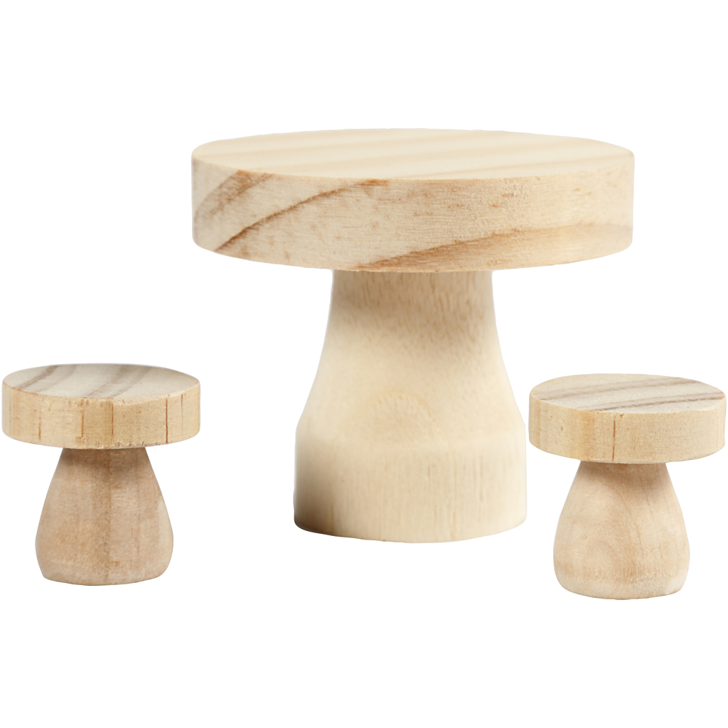 Møbelsett Creativ Company Str 2,5x2,5 cm 1 Sett