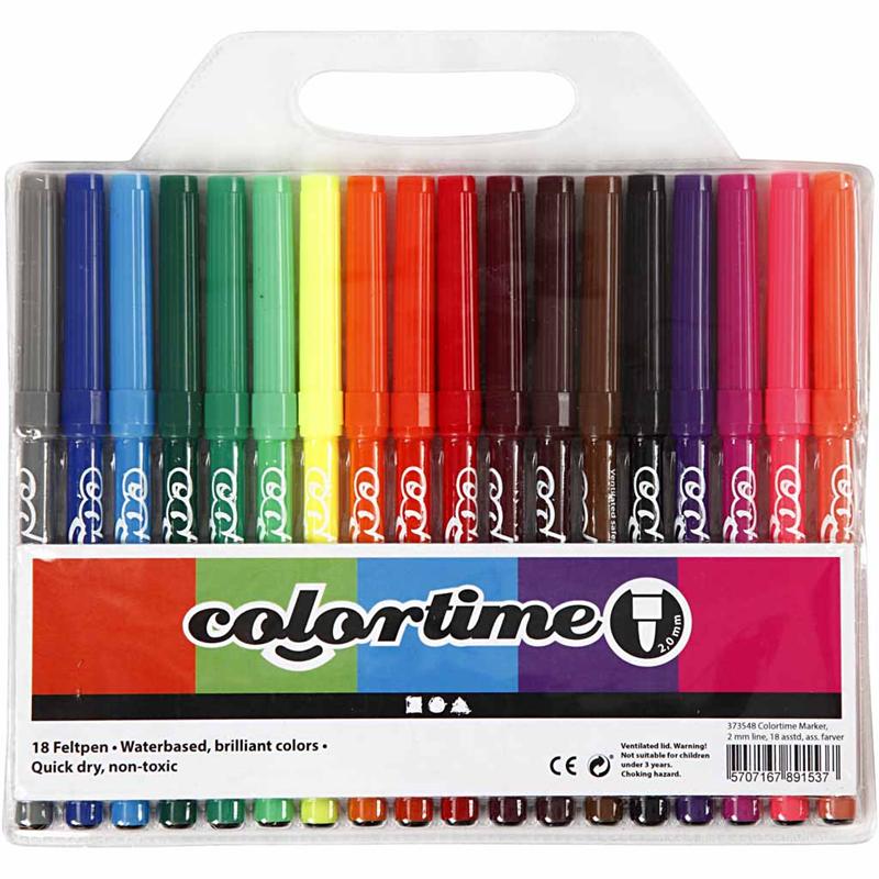 Tusjpenner Creativ Company Colortime Strek 2 mm