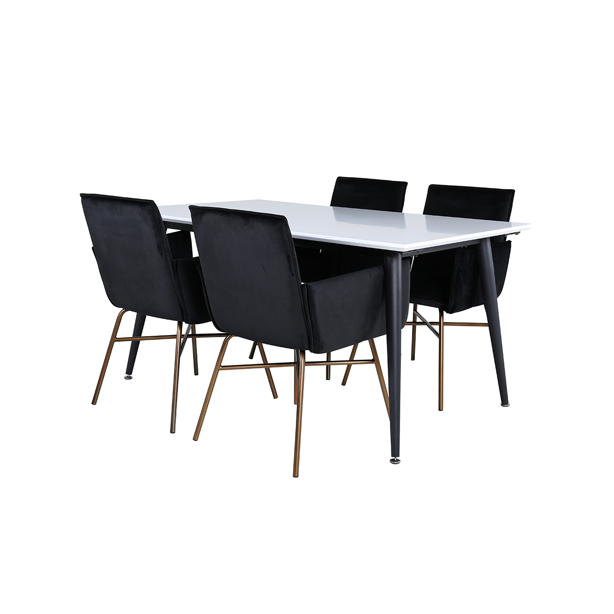 Spisegruppe Venture Home Jolie med 4 Annika Stoler