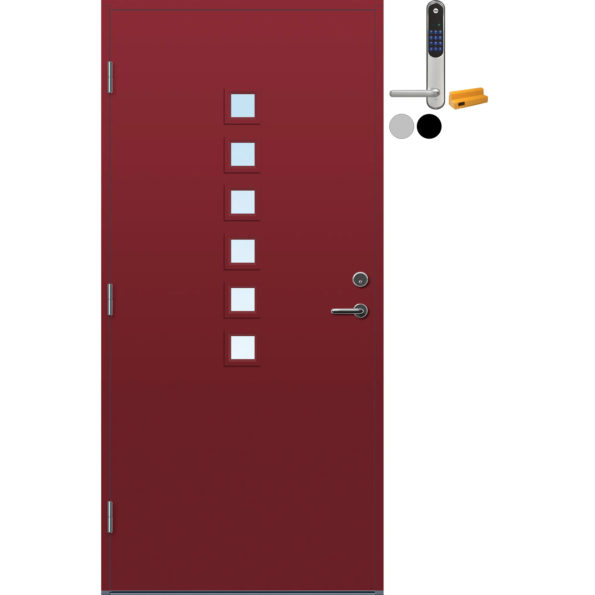 NCS S-4050-R, Mørk Rød