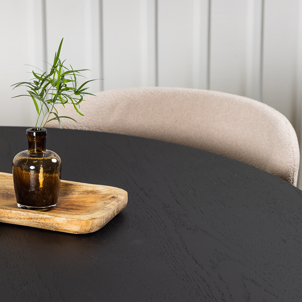 Spisegruppe Venture Home Bootcut Ø110 cm med 4 Modesto Stoler